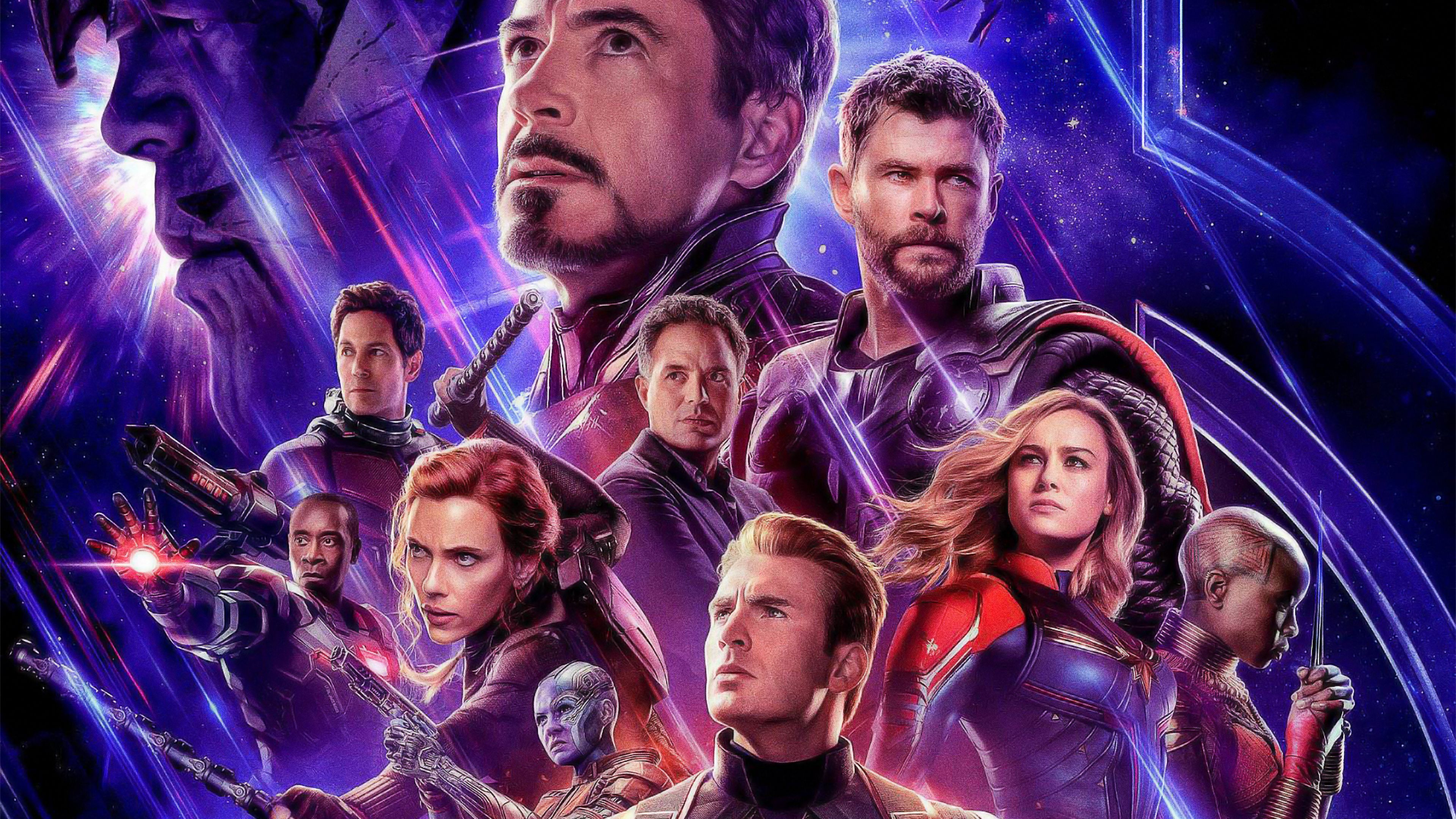 Avengers Endgame Official Poster 4K Wallpaper