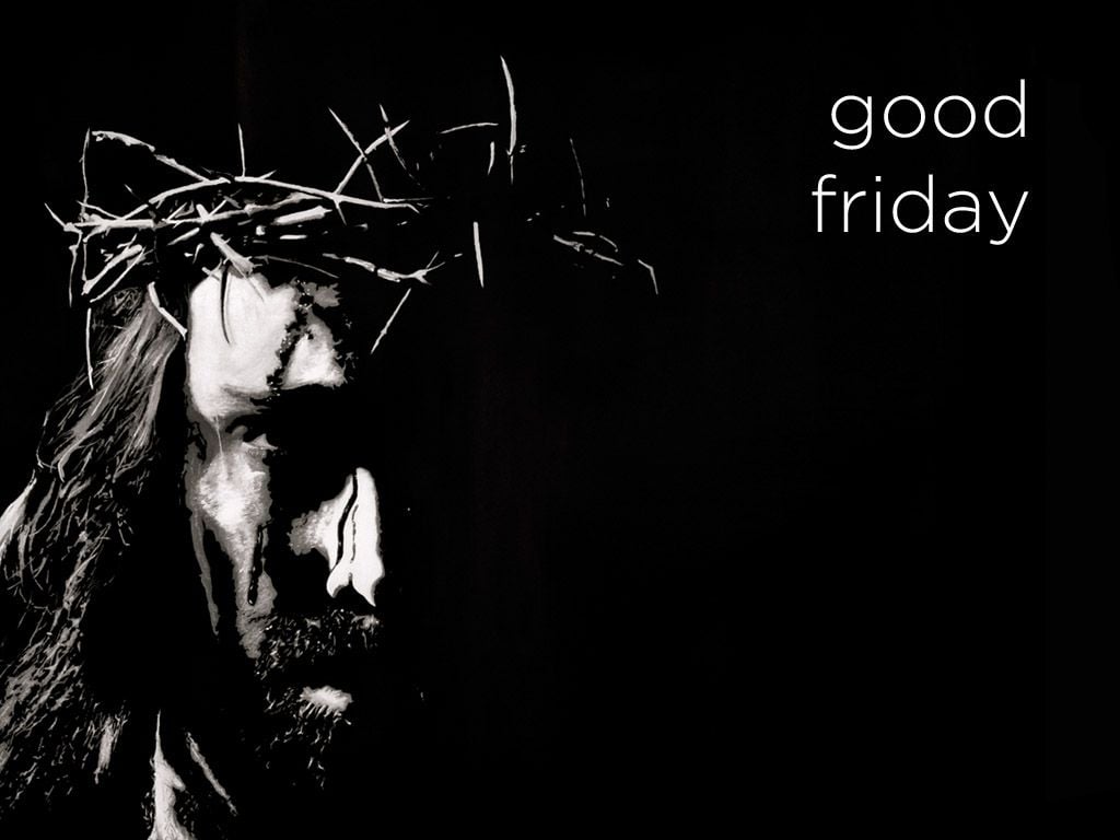 Good Friday Jesus With Thorn Crown Crucifixion HD Wallpaper