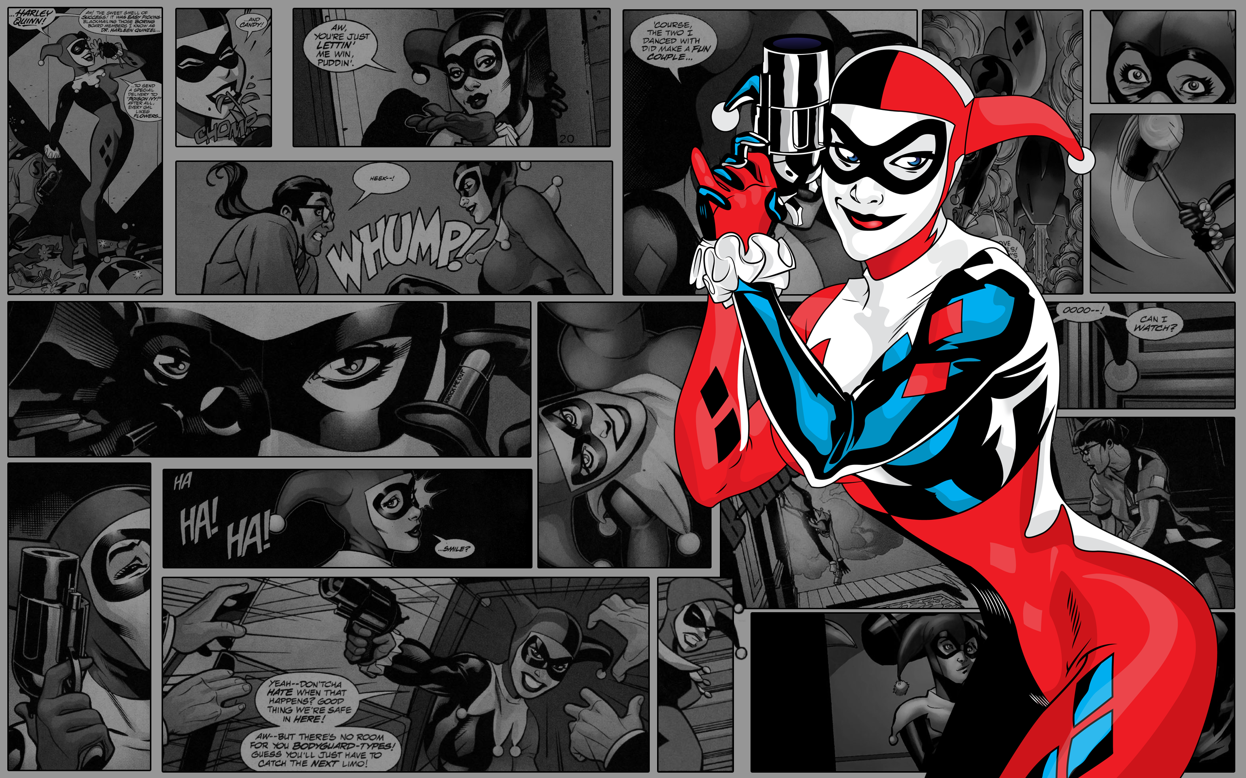 Joker And Harley Quinn HD Wallpaper Quinn Comic