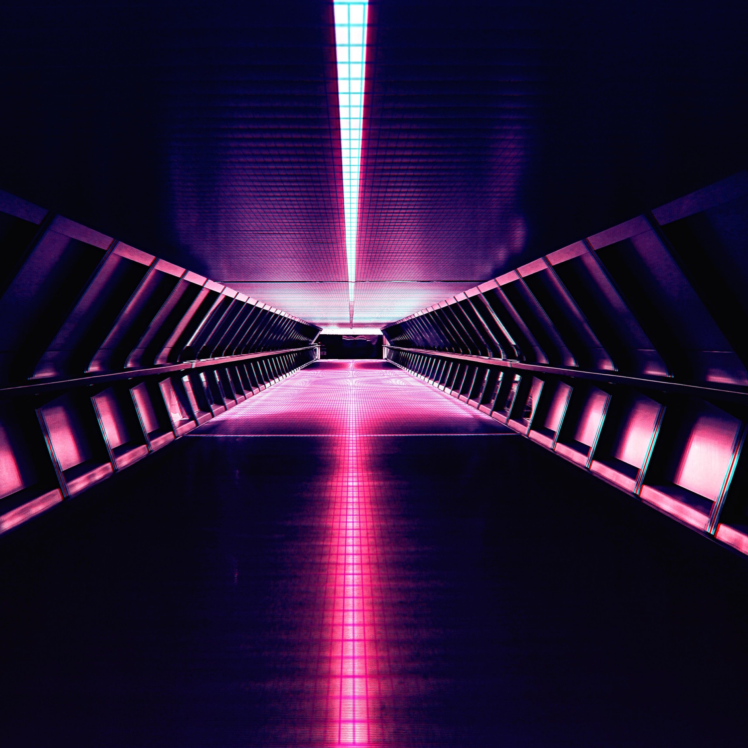 Wallpaper Synthwave, Retro, Electronic music, Neon, Architecture