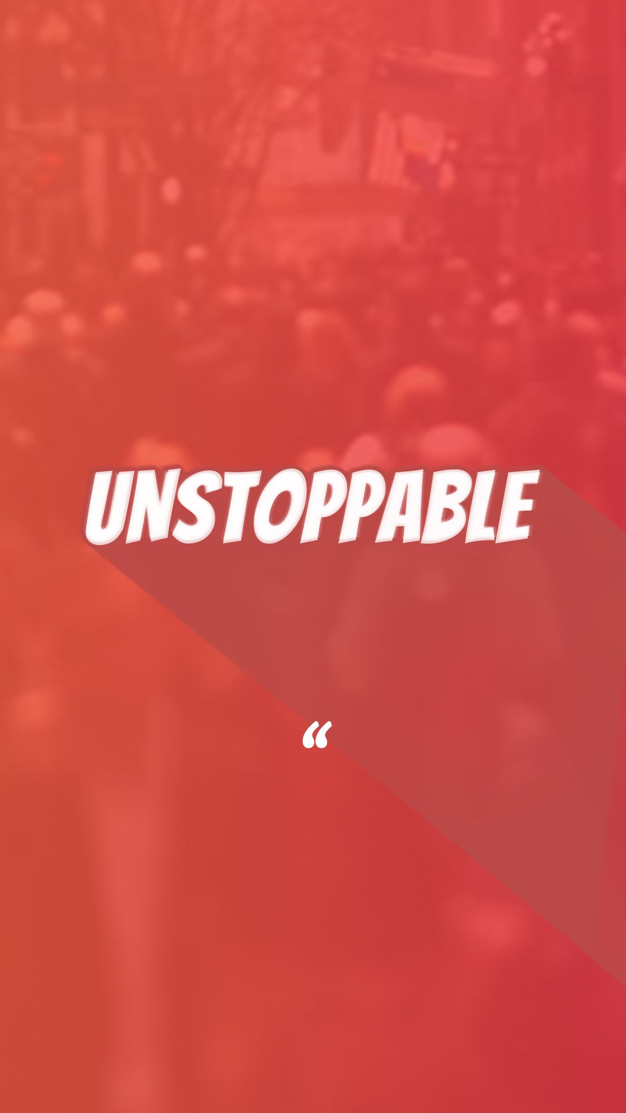 Free download unstoppable wallpaper iphone typography minimal