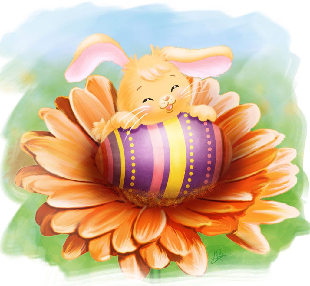 Happy Easter 2014 Bunny Picture, Eggs Image & Wishes Collection
