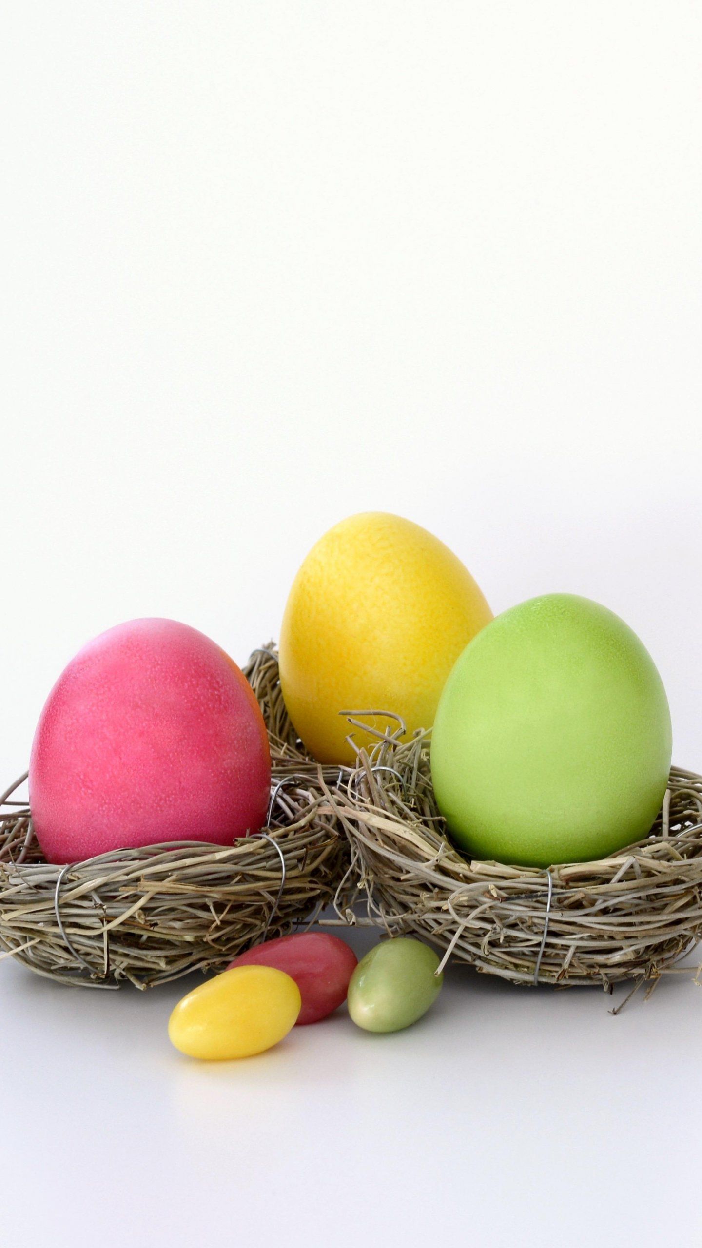 Easter Eggs in Nest Wallpaper, Android & Desktop Background