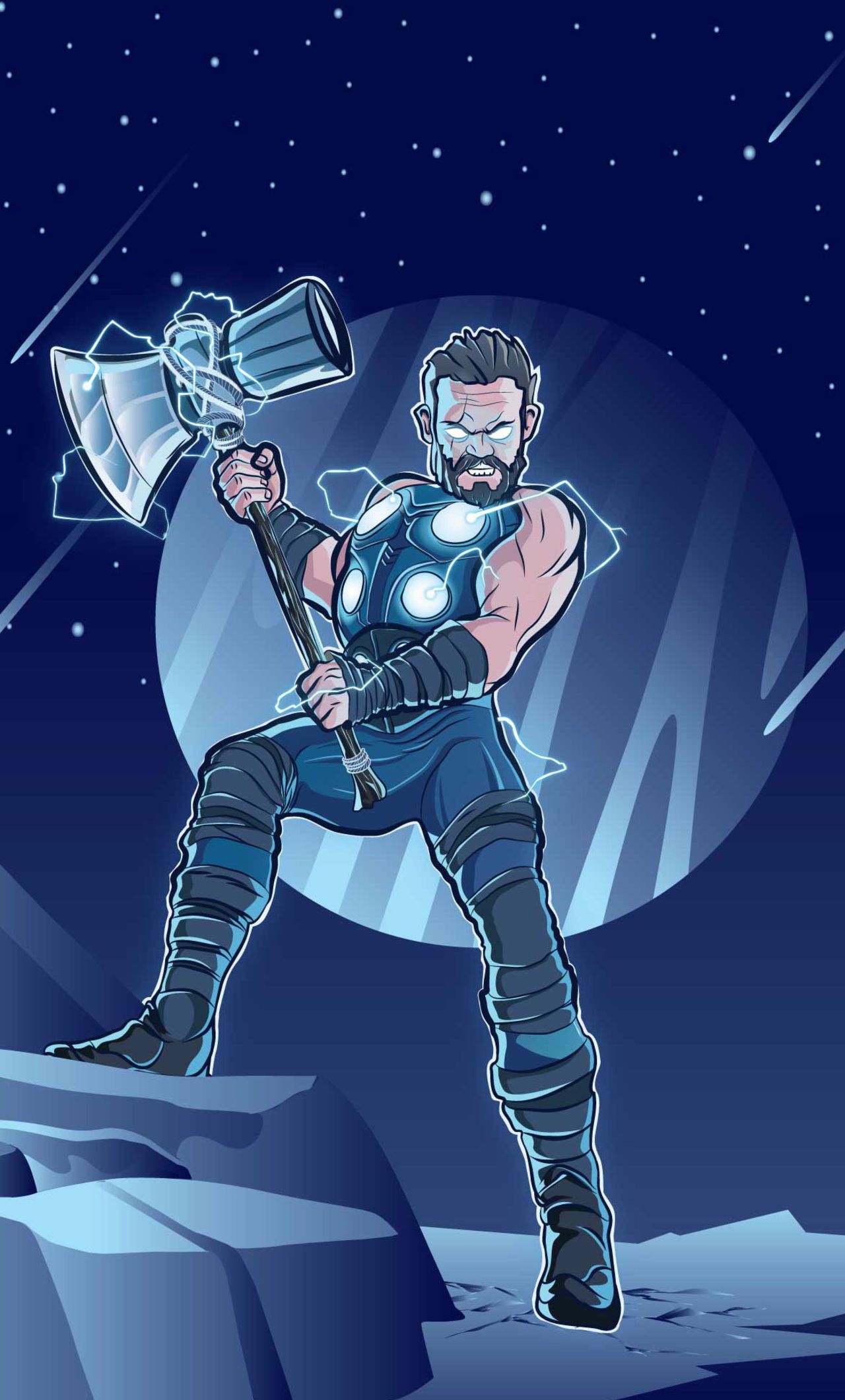 Thor And Stormbreaker iPhone HD 4k Wallpaper, Image