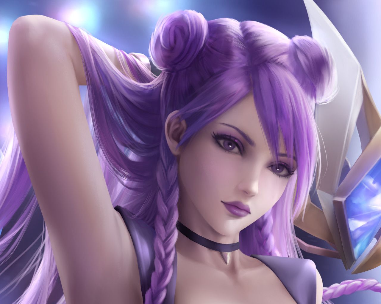 Kaisa League Of Legends 1280x1024 Resolution HD 4k Wallpaper, Image, Background, Photo and Picture