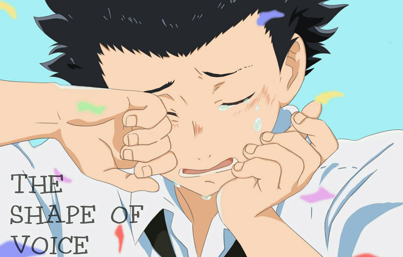 Wallpaper Anime, guy, tears, crying, You no Katachi, A