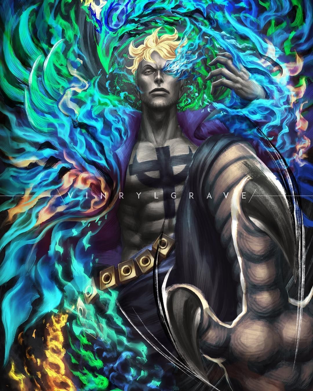 Marco, The Phoenix 1st Division Commander of Whitebeard pirates