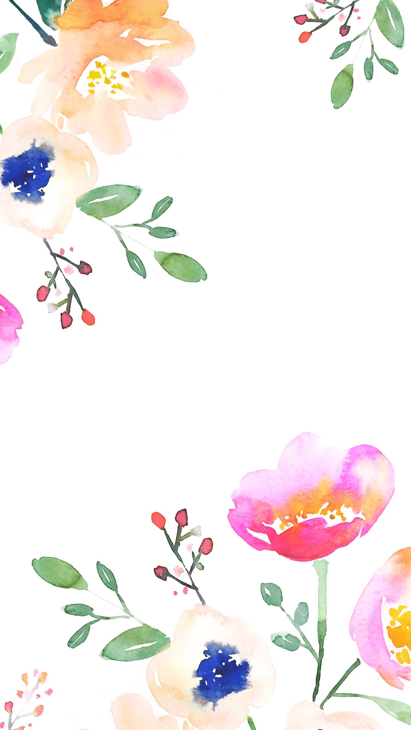 Watercolor Wallpaper iPhone