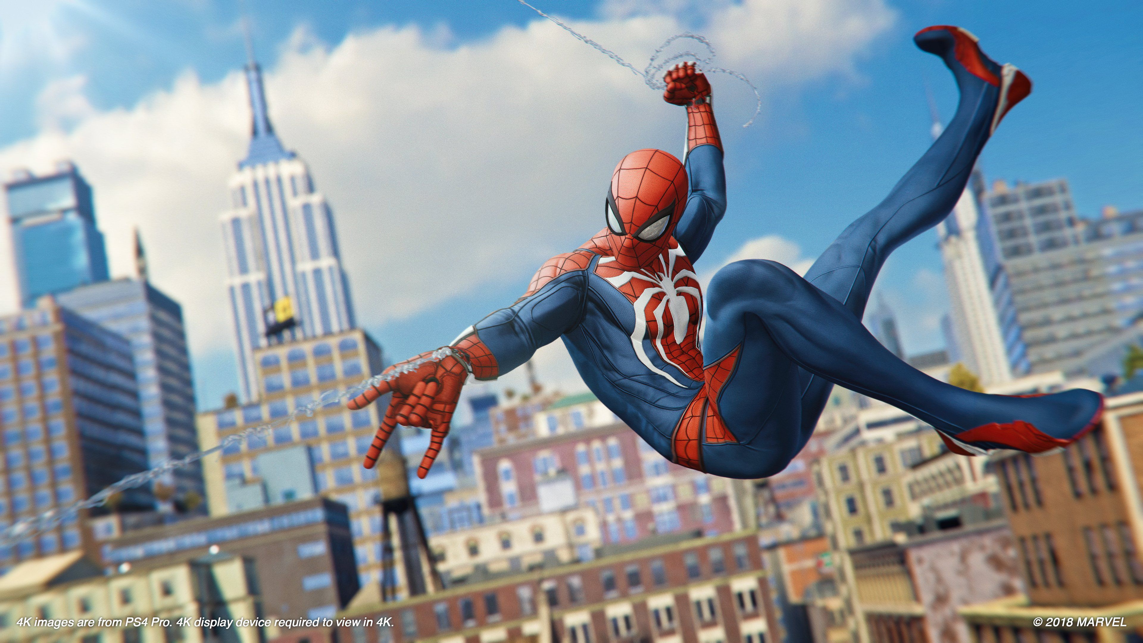 Spider Man Ps4 Wallpaper 4k