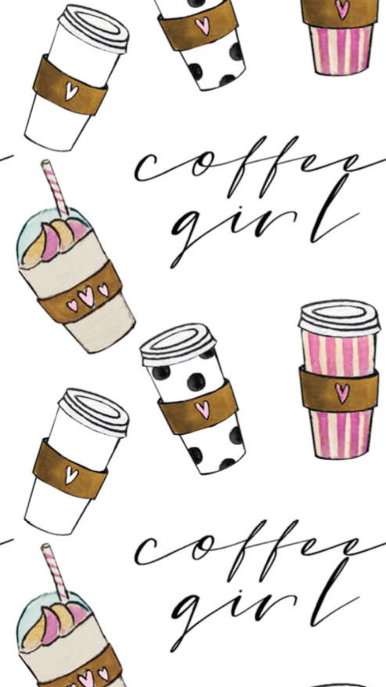 Coffee girl wallpaper. Girl wallpaper, Sassy wallpaper, Coffee wallpaper