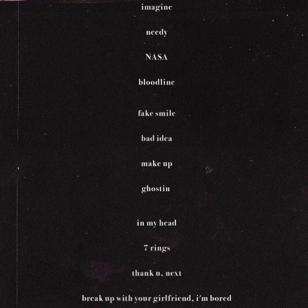 Breaking Down Ariana Grande's Newly Unveiled Thank U, Next Album