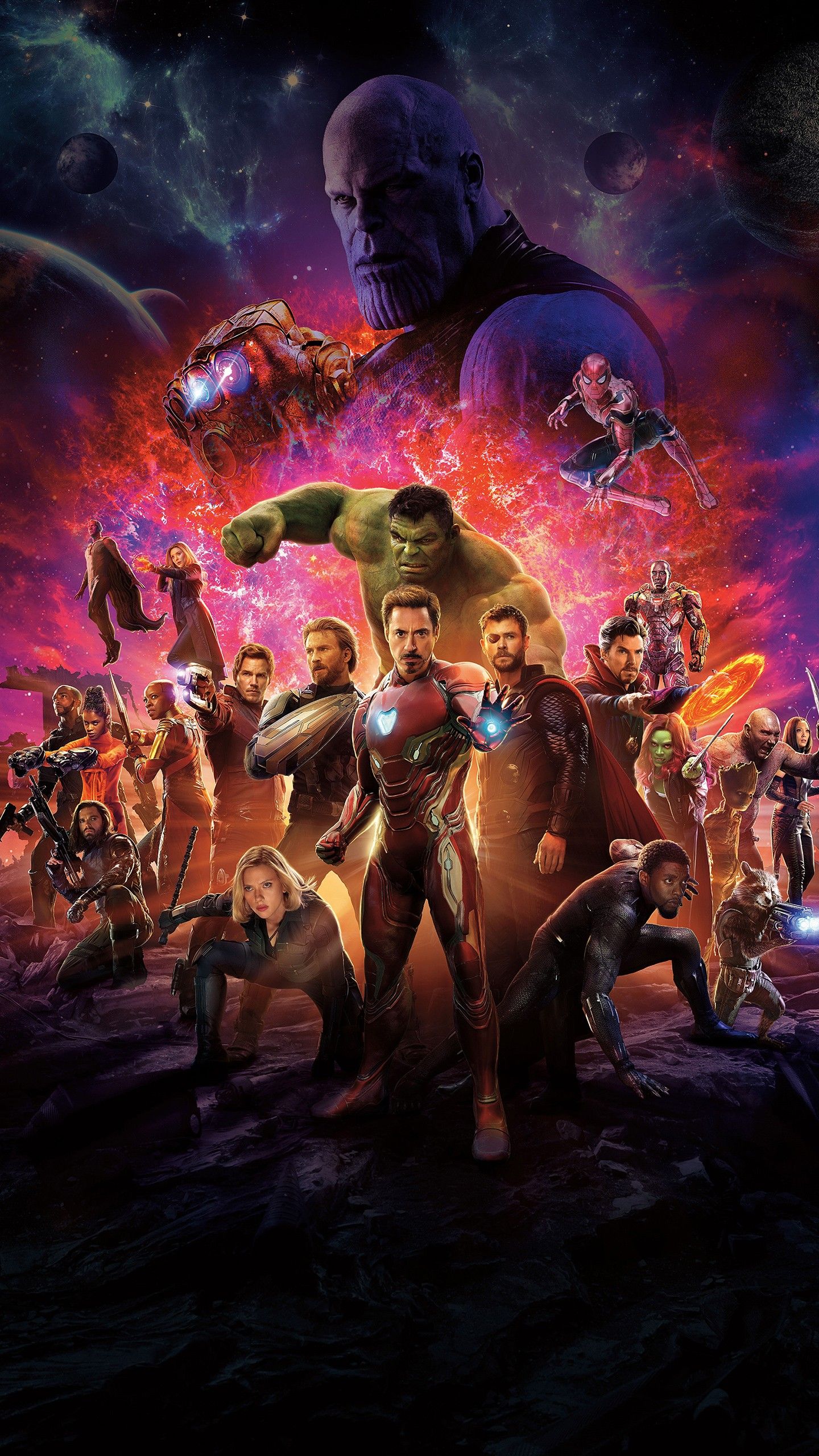 Avengers Infinity War Superheroes Cast 4K 8K Wallpaper. HD