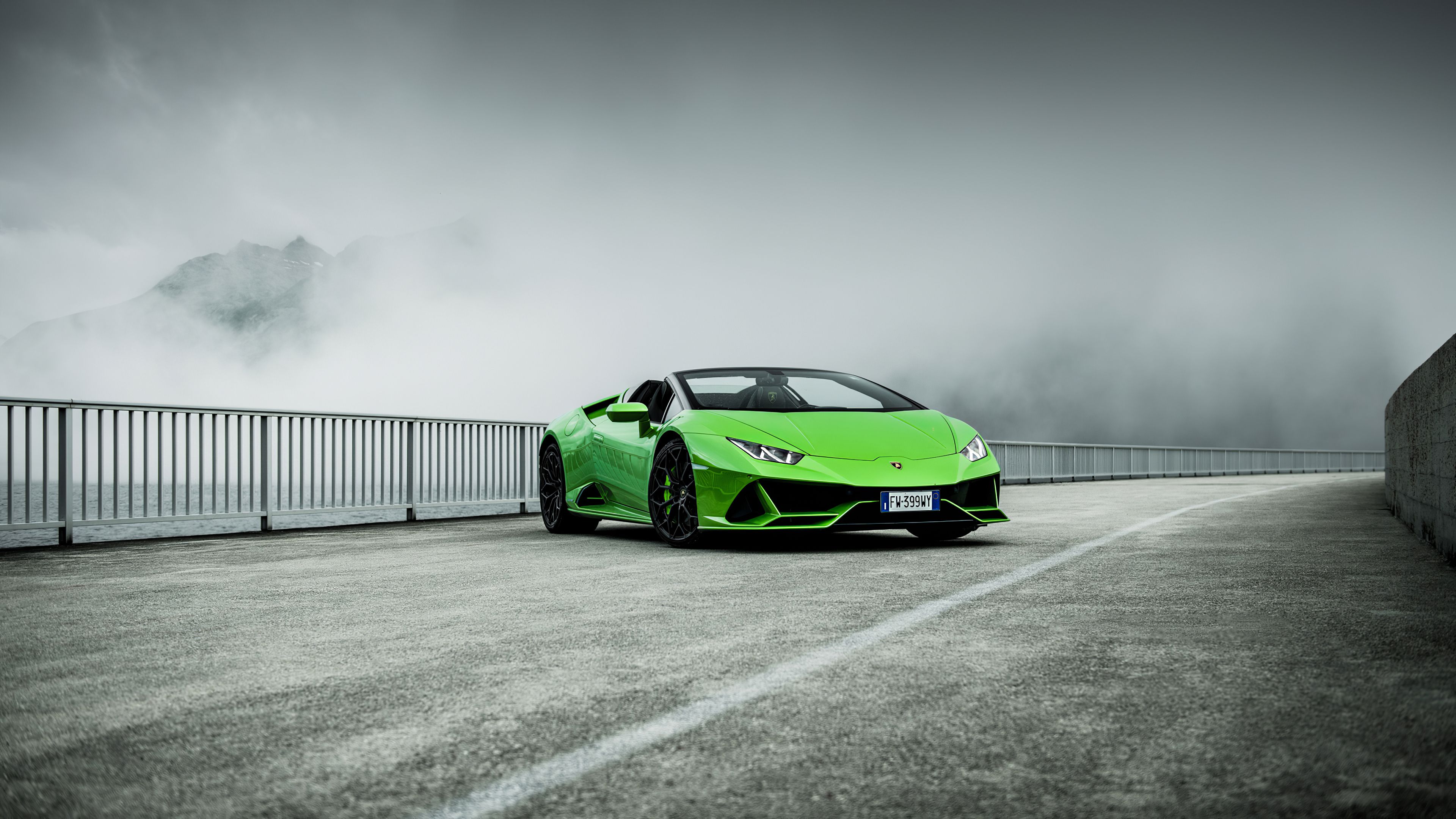 Lamborghini Huracan Evo Spyder 2020 4k, HD Cars, 4k Wallpaper