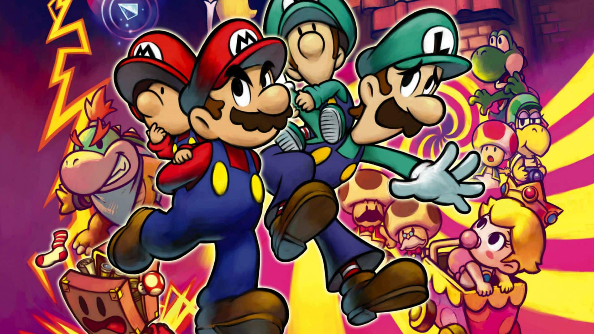 Mario & Luigi: Partners In Time wallpaper, Video Game, HQ Mario