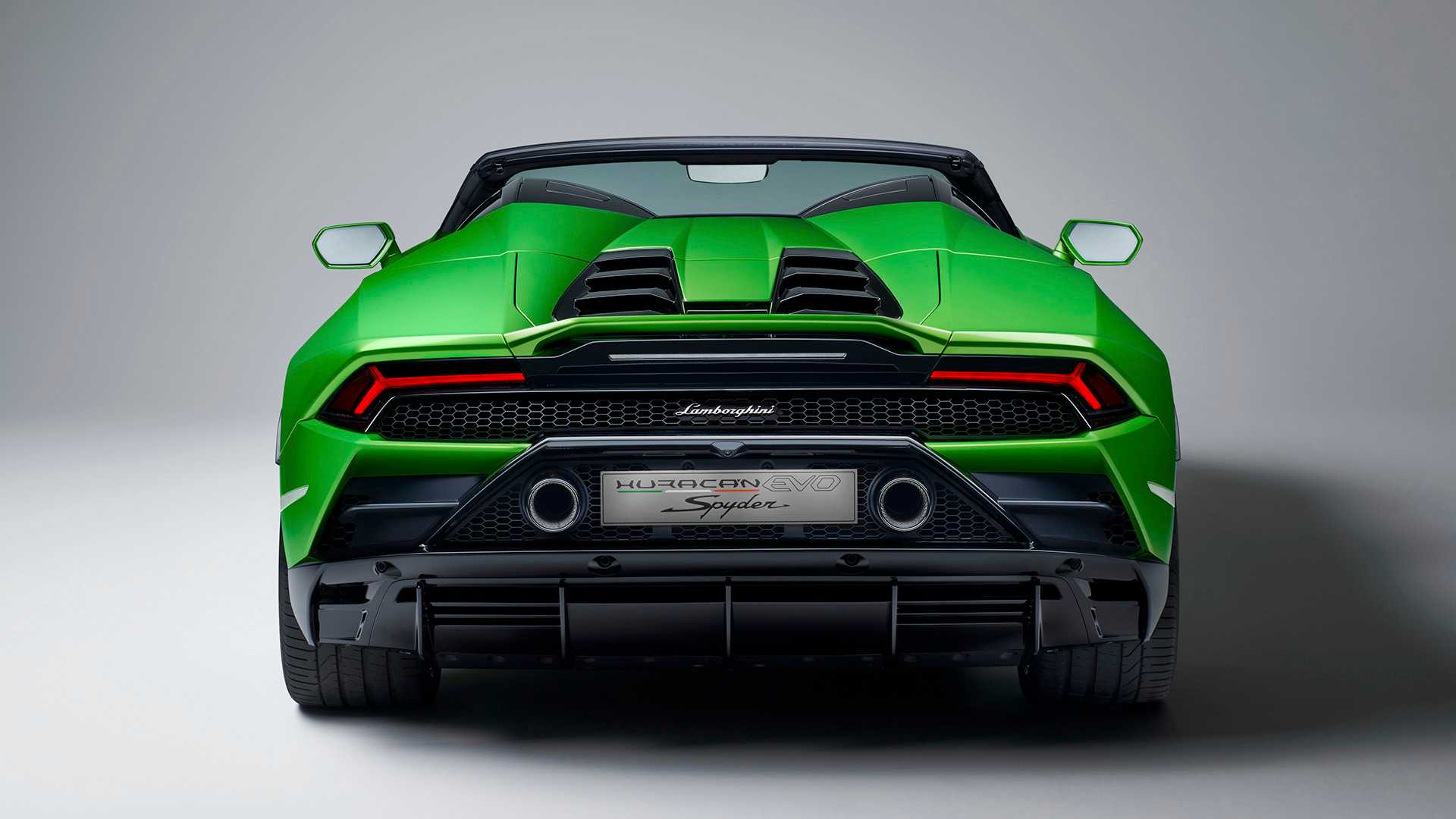 Lamborghini Huracán EVO Spyder Rear Wallpaper (23)