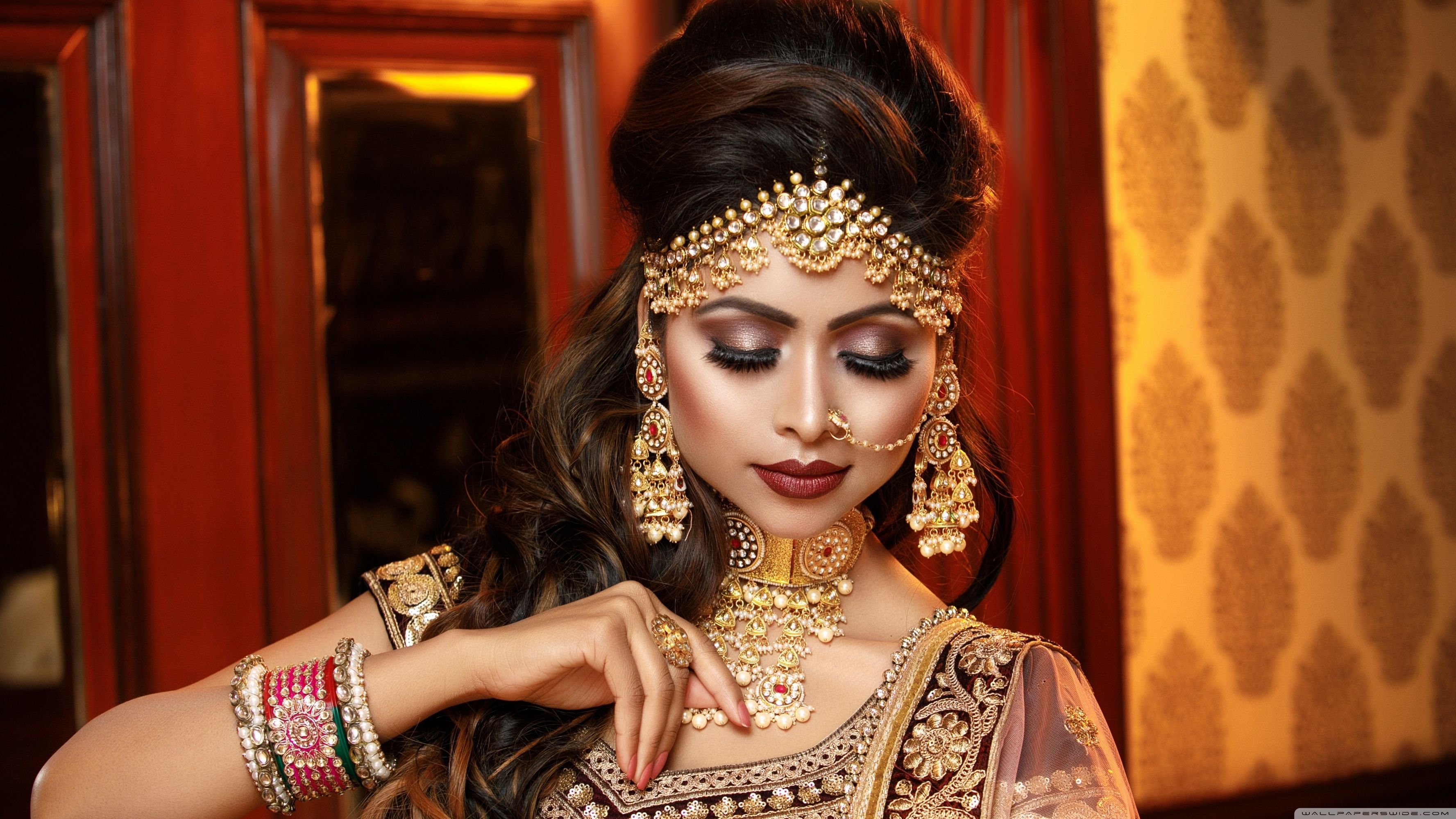 Beautiful Indian Woman Ultra HD Desktop Background Wallpaper