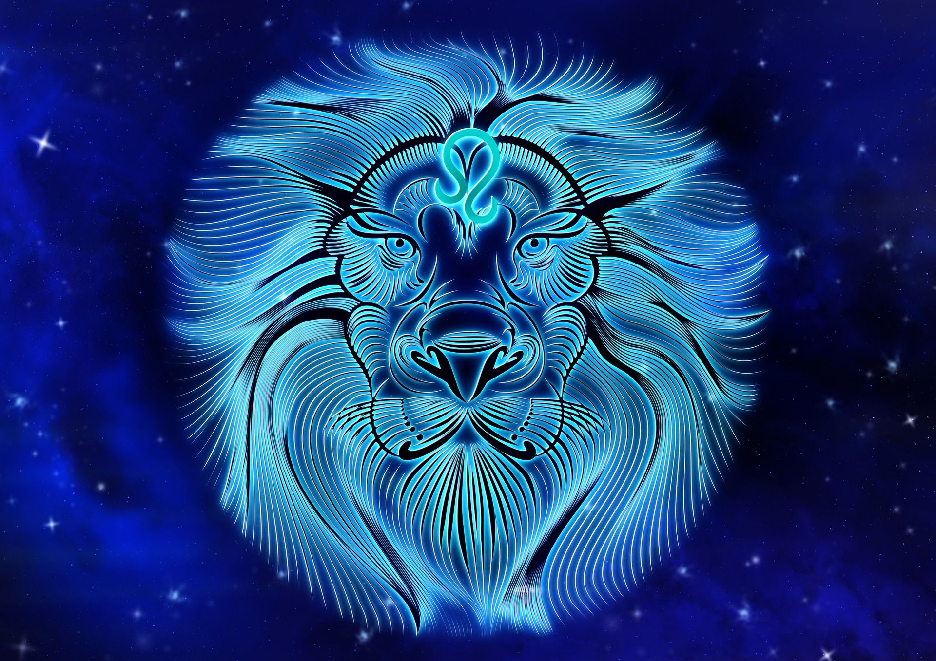 Blue Leo the Lion HD Wallpaper
