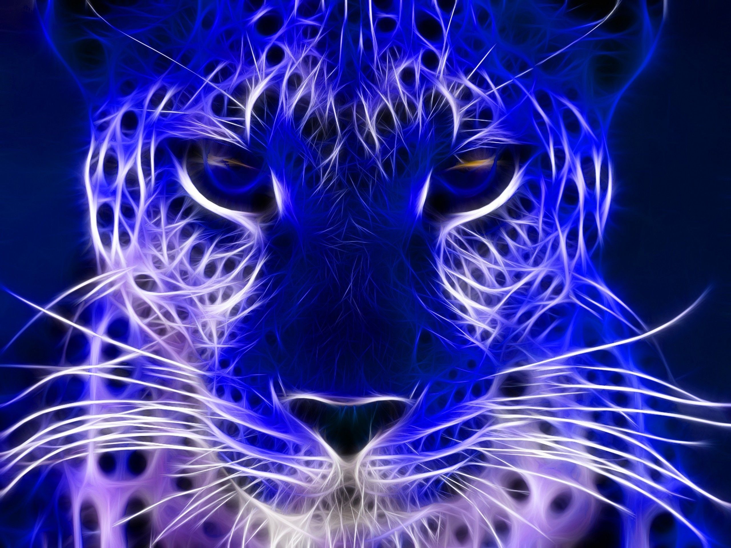 Blue Cheetah Wallpaper