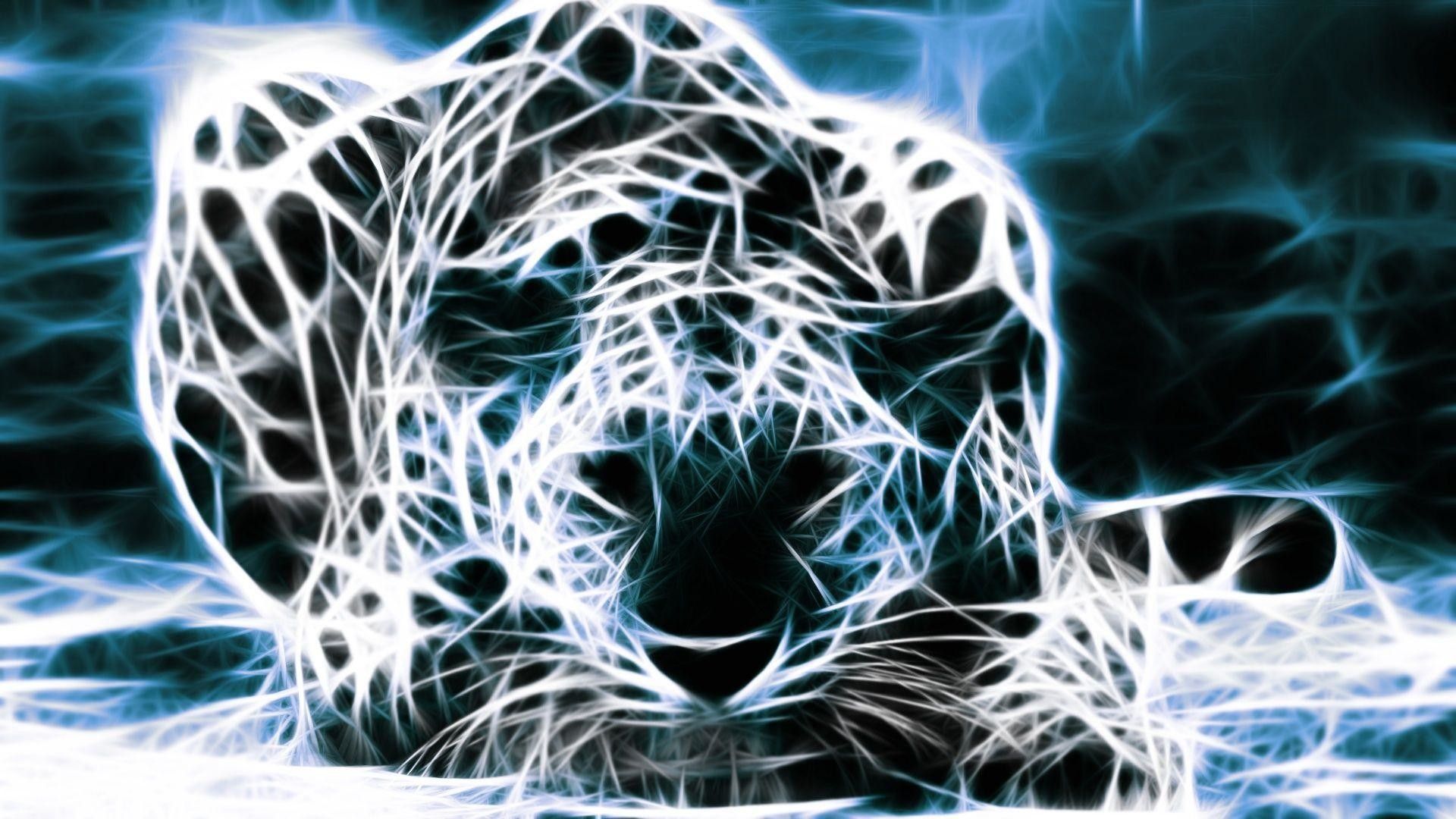 Blue Cheetah Wallpaper