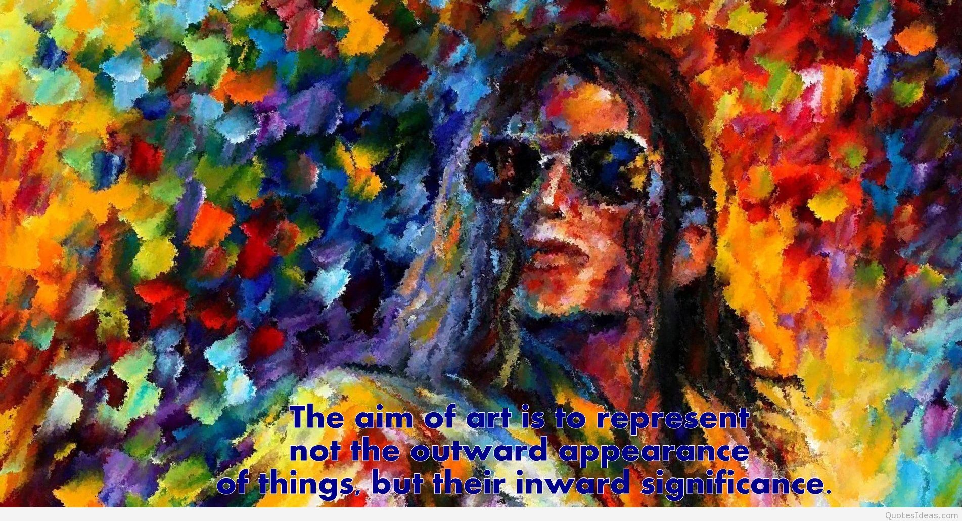 Art Michael Jackson wallpaper with quote