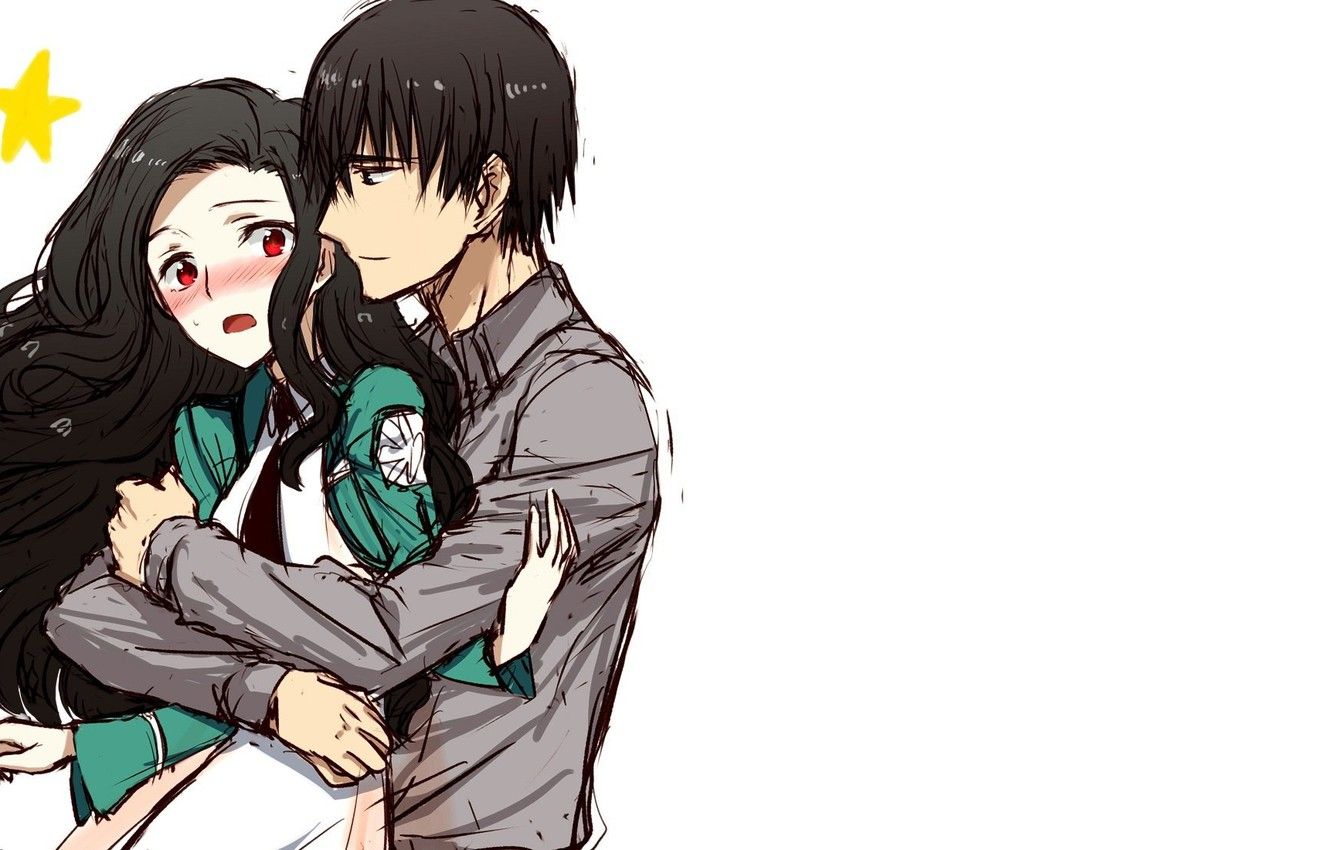 Wallpaper romance, pair, two, Mahou giving Koukou no Rettousei