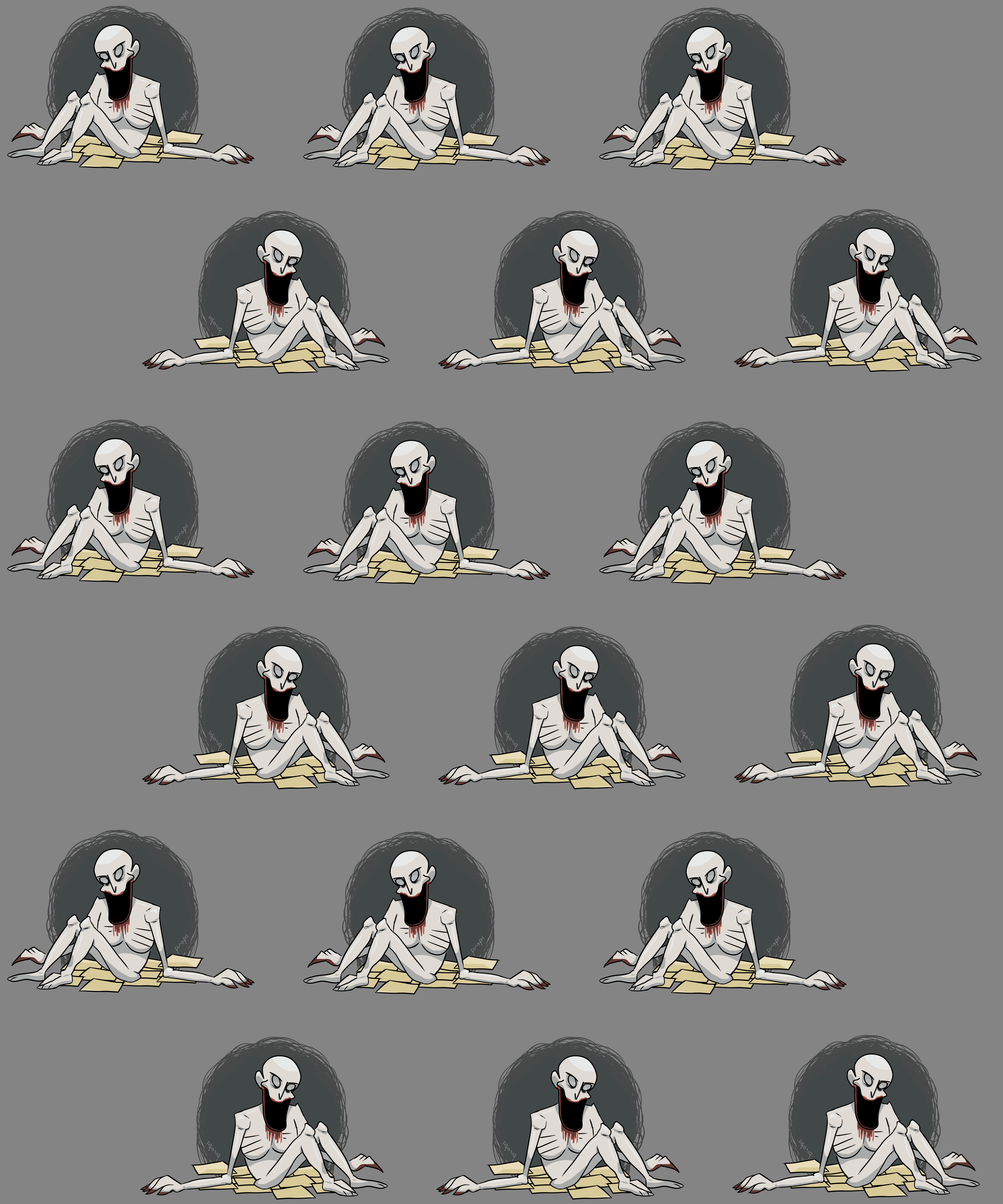 SCP 096 Cute Creepy Multi' Classic T Shirt By Yellowdellow. Scp