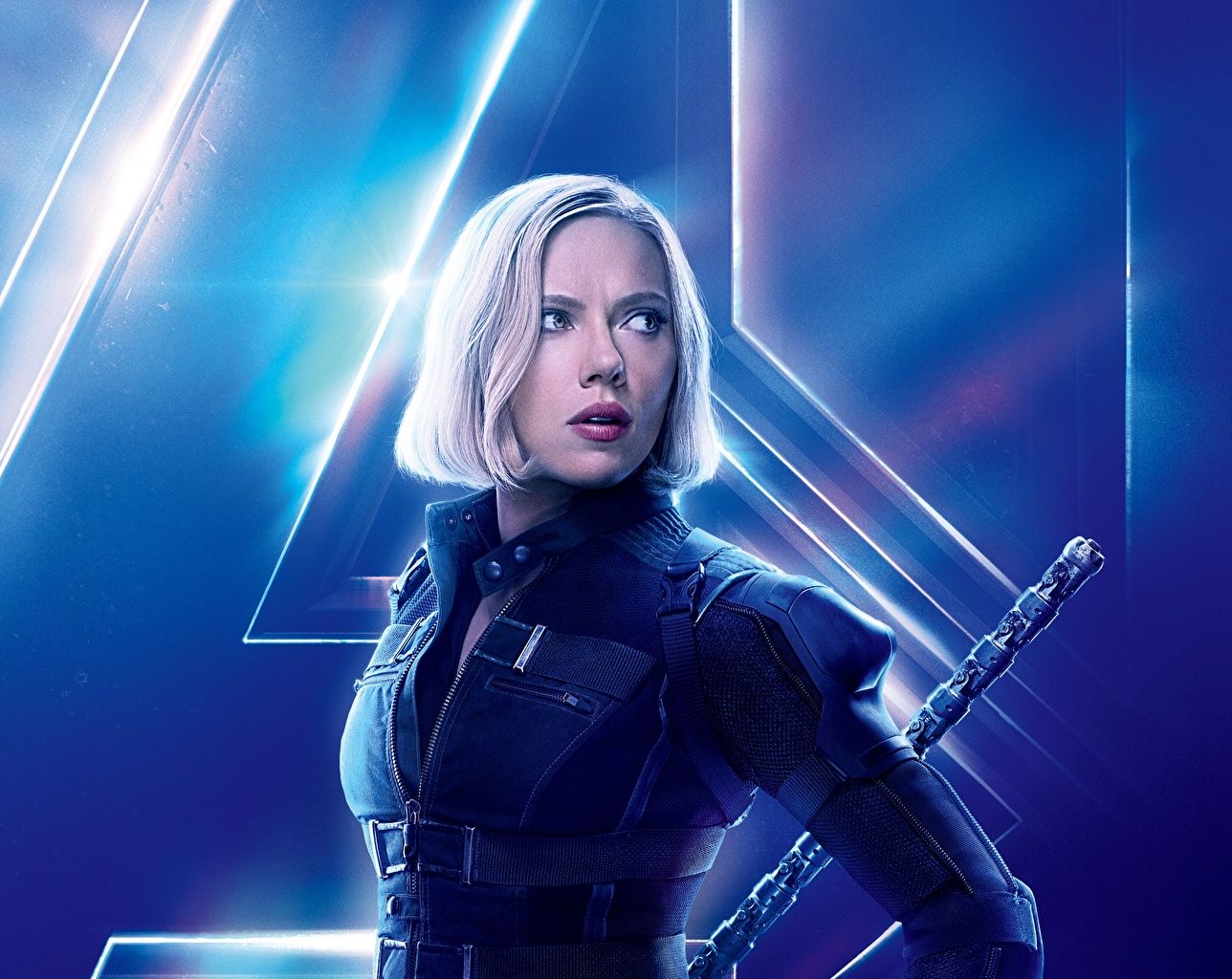 Desktop Wallpaper Avengers: Infinity War Scarlett Johansson young