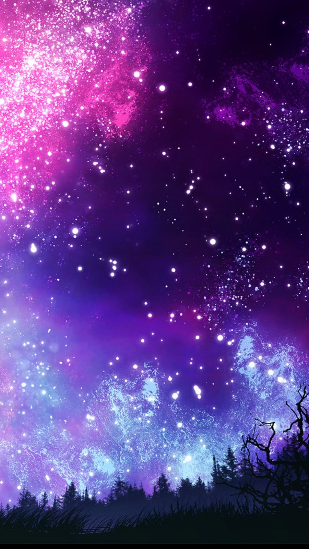 iPhone Wallpaper. Purple, Violet, Sky, Galaxy, Astronomical