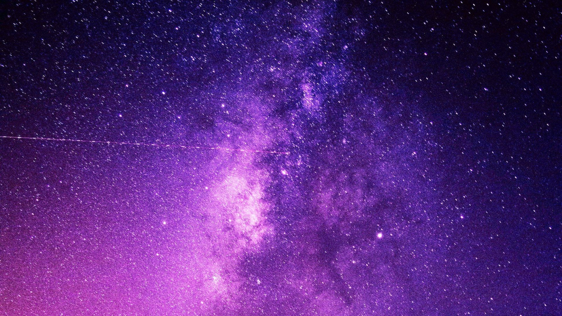 Purple Sky Milky Way Wallpaper