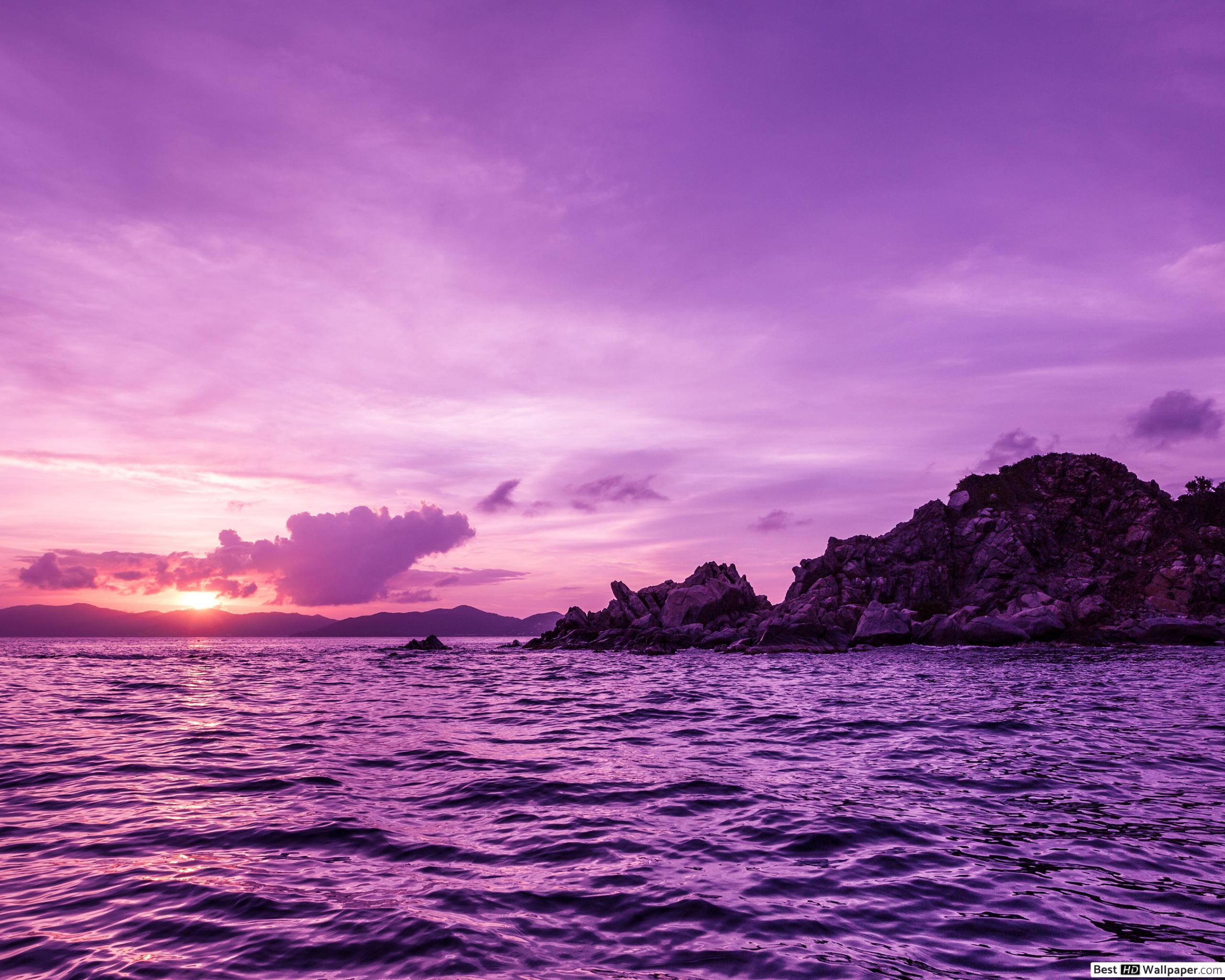 Purple sky HD wallpaper download