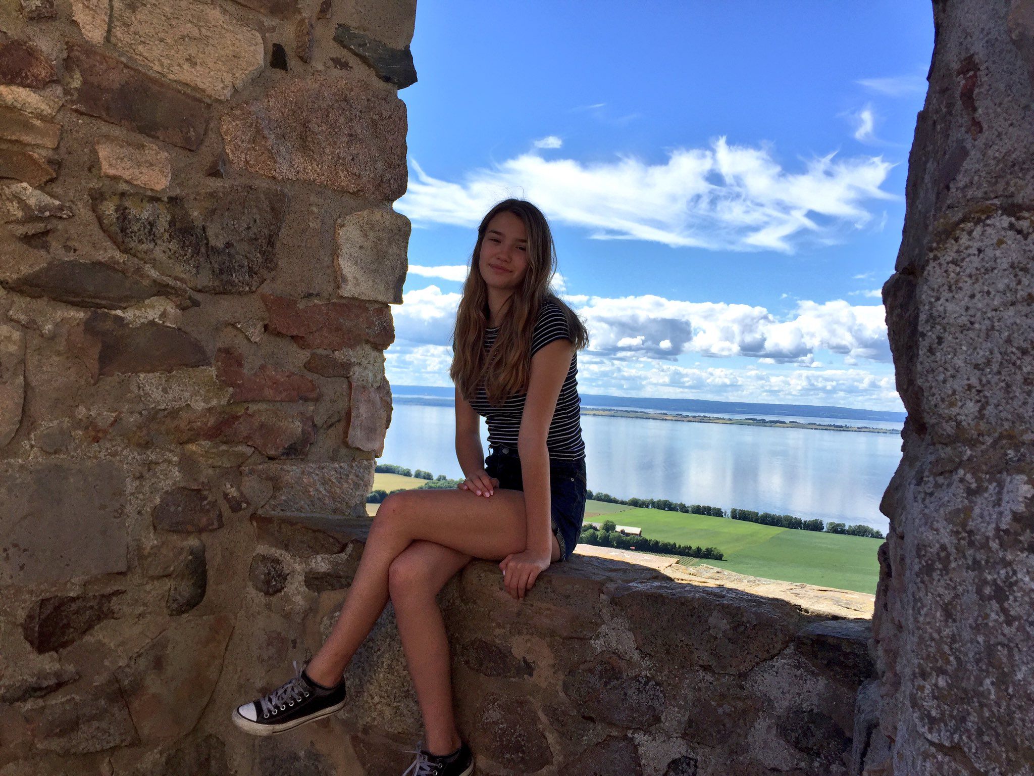 Ali Skovbye vacation #sweden #ruins