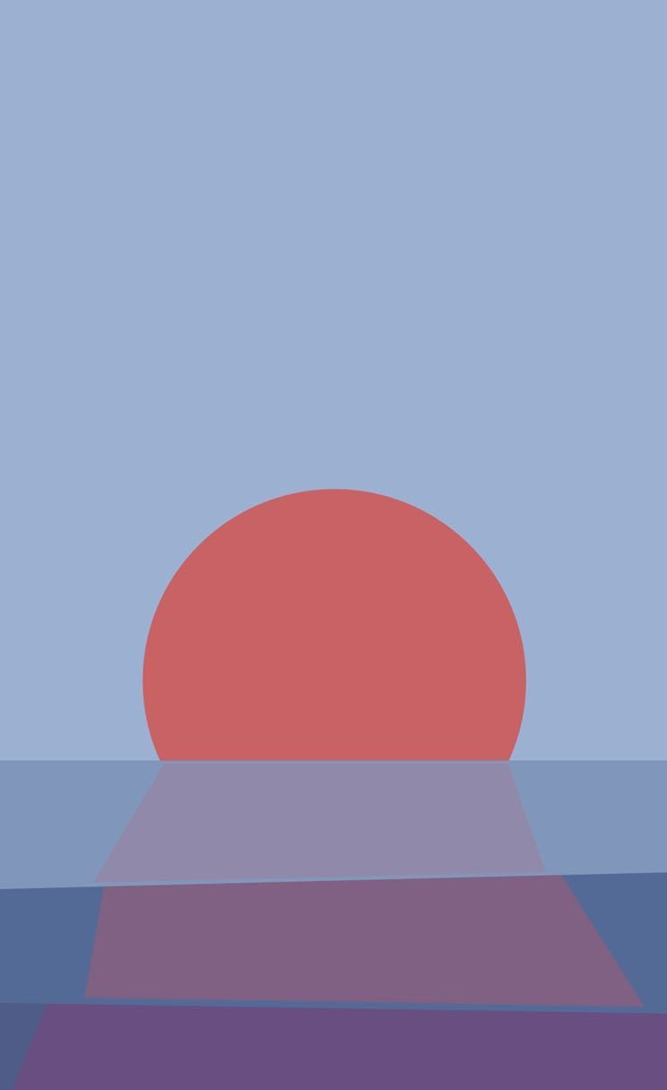 Sunset #Minimal wallpaper for #iPhone - Minimal