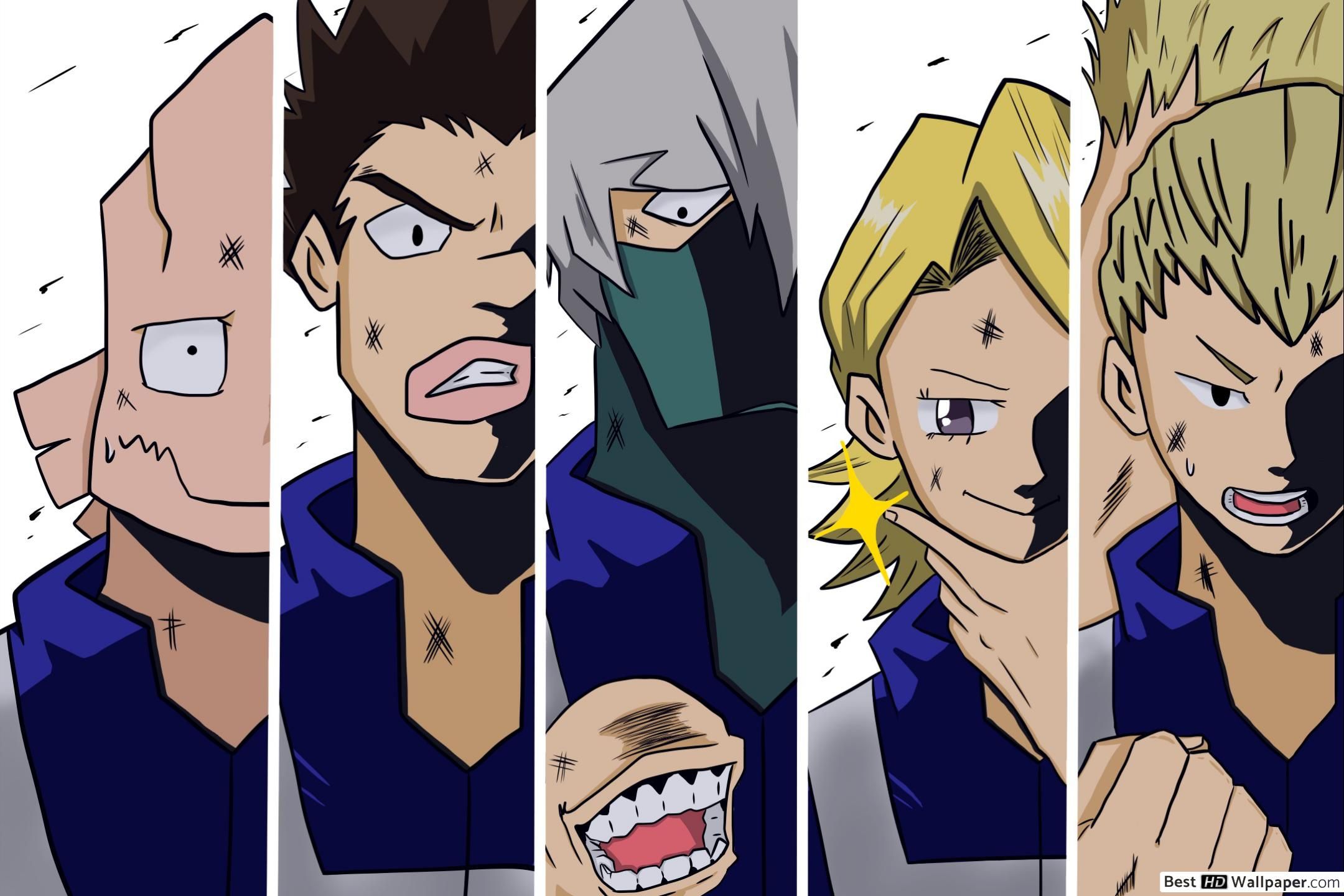 My Hero Academia, Mashirao, Yuga, Koji, Rikido, Mezo HD wallpaper