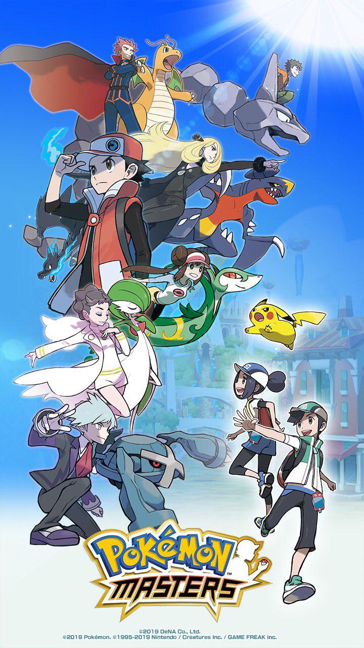Here's the official Pokémon Masters smartphone wallpaper! May just