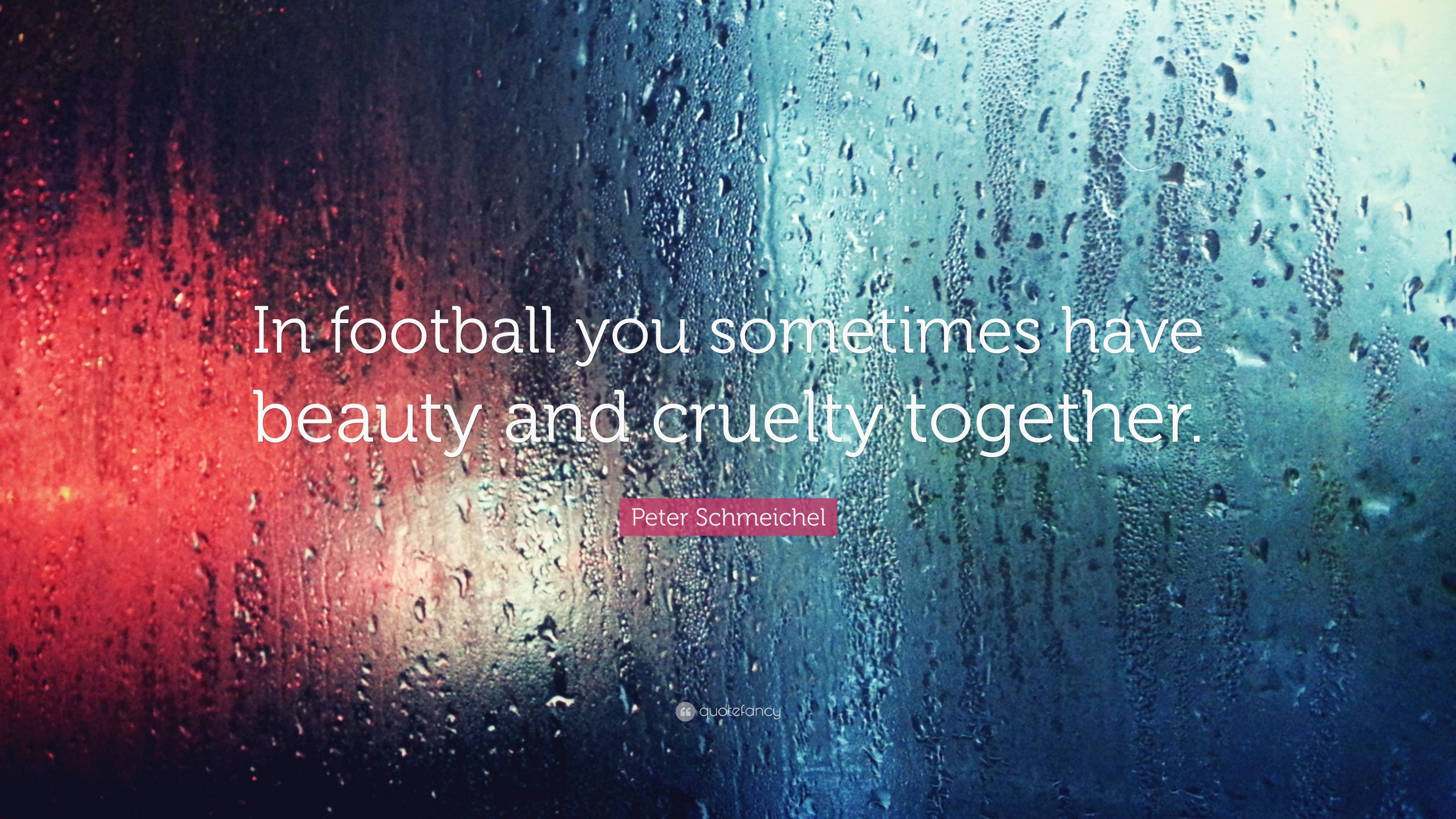 Peter Schmeichel Quote: “In football you sometimes have beauty