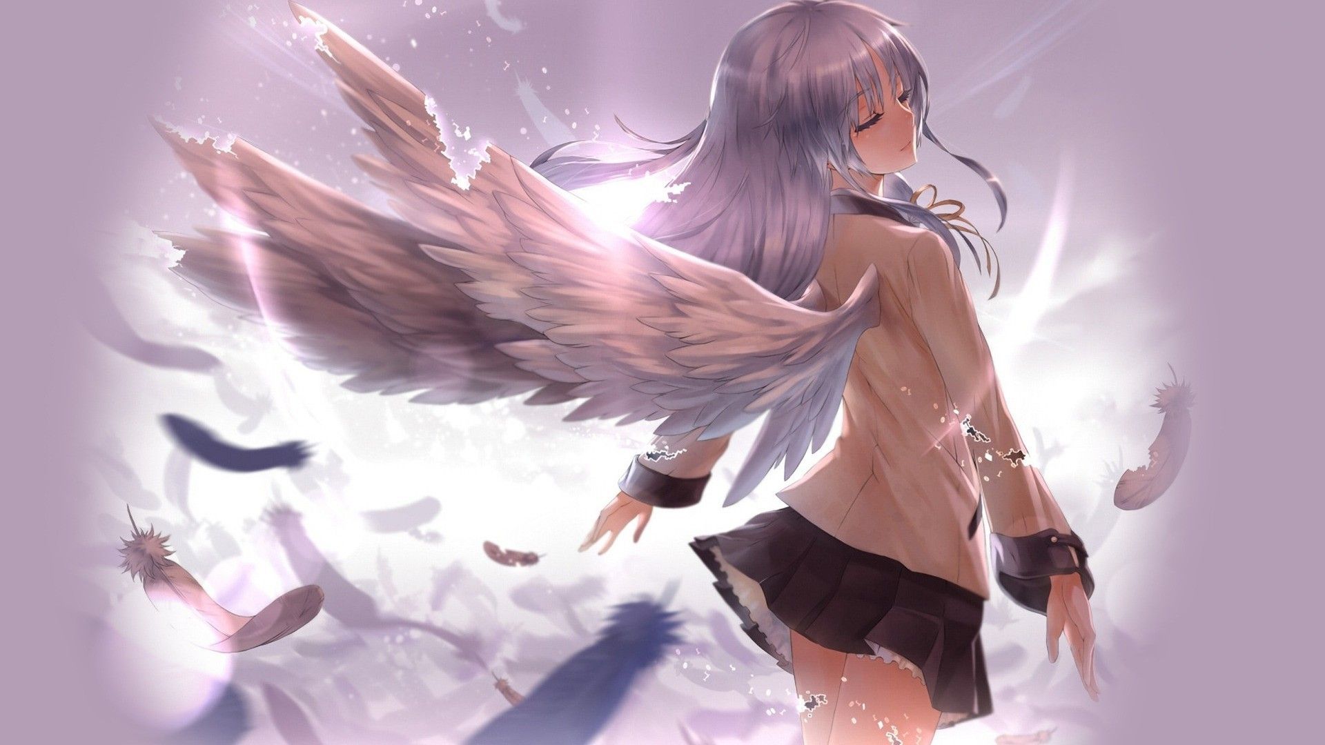 Anime Girl Dark Angel Wallpapers - Wallpaper Cave