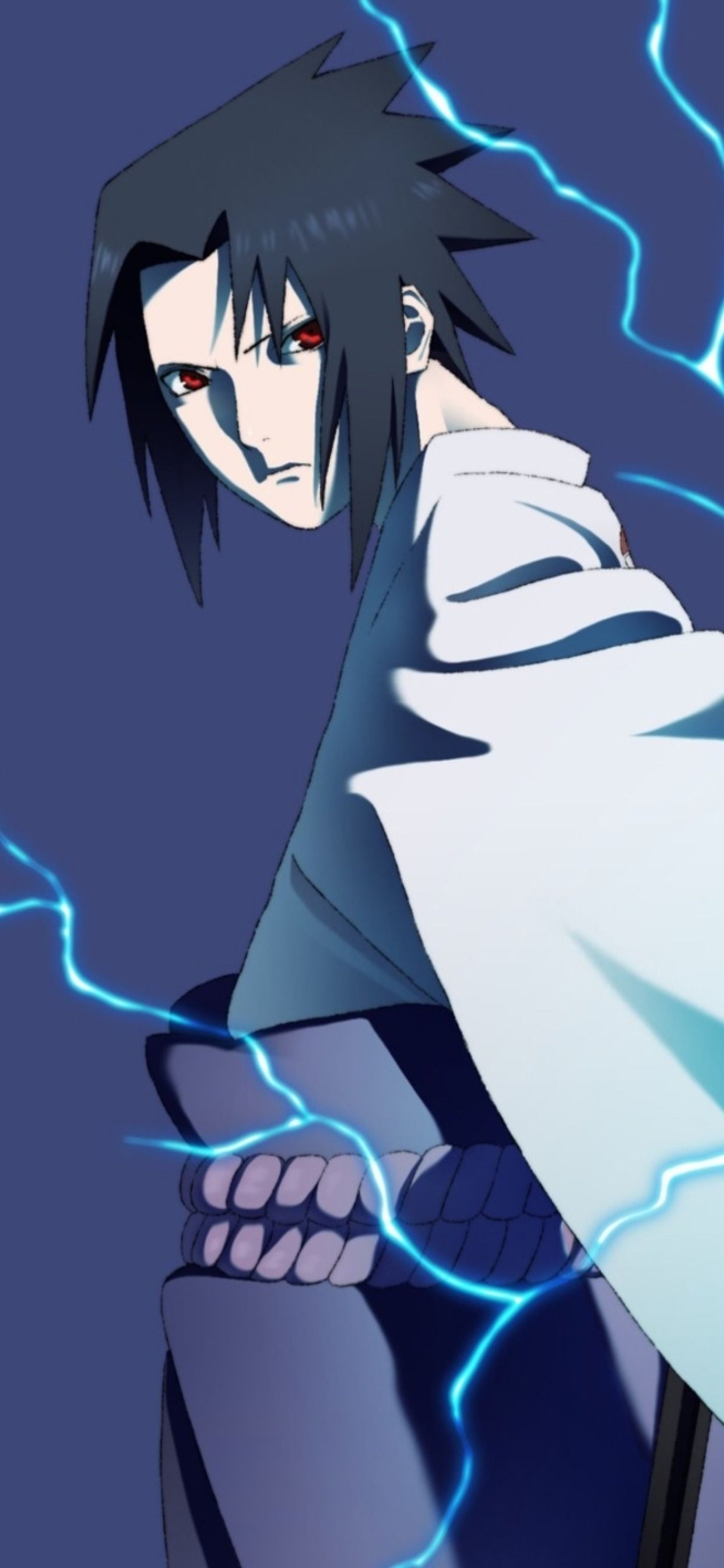 Sasuke Uchiha Anime Art iPhone XS MAX Wallpaper, HD