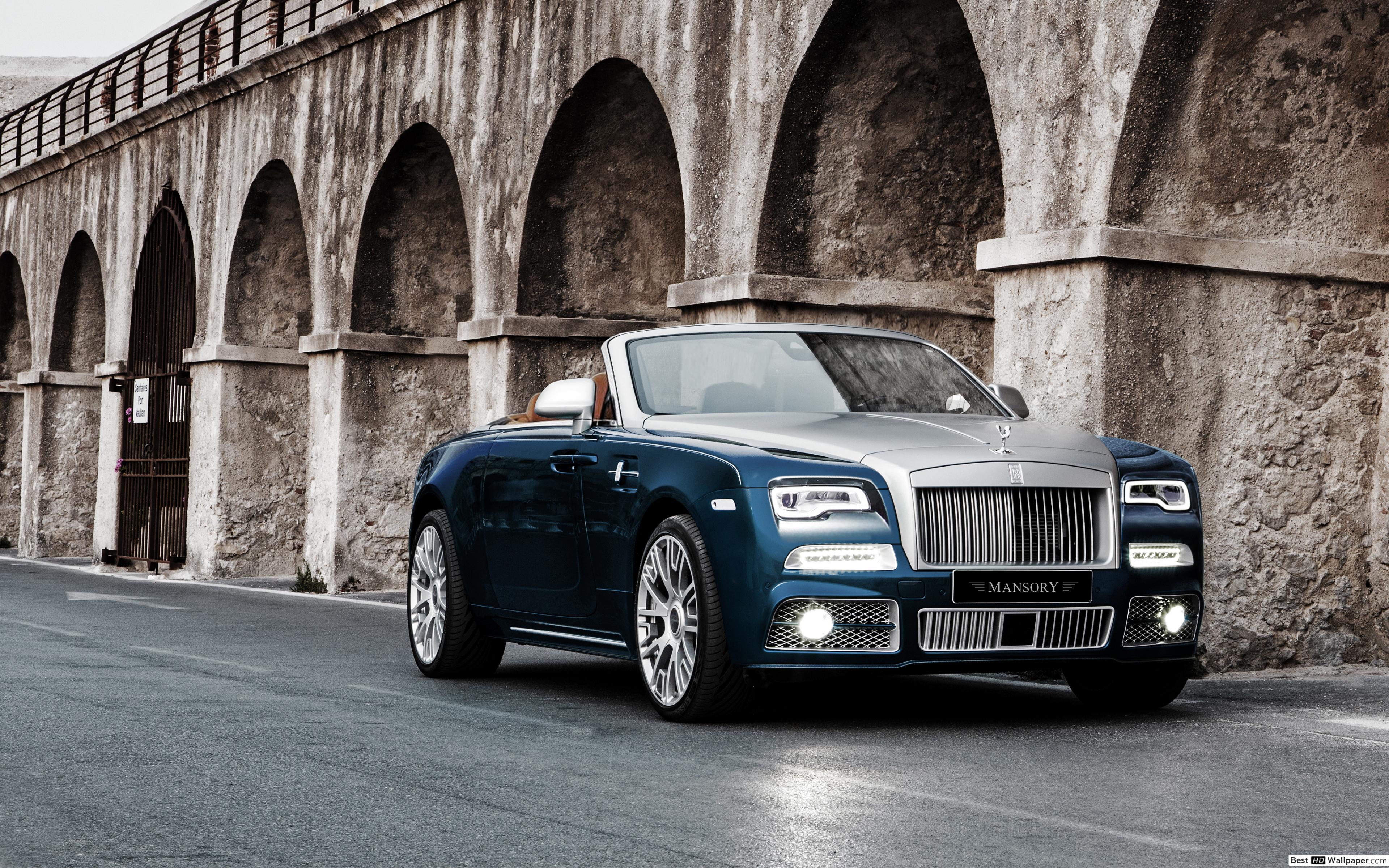 Blue Rolls Royce Dawn Grand Tourer HD Wallpaper Download