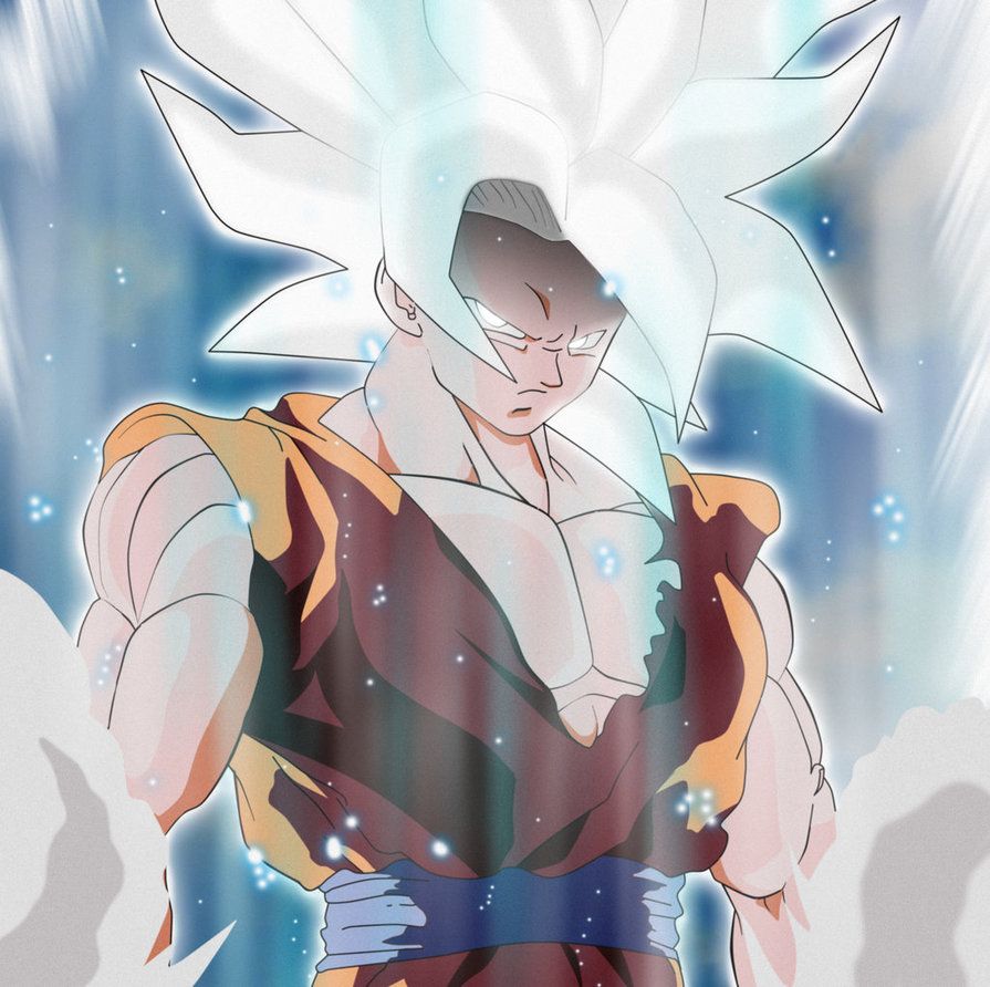 Goku SSW (Super Saiyan White) V2. Goku