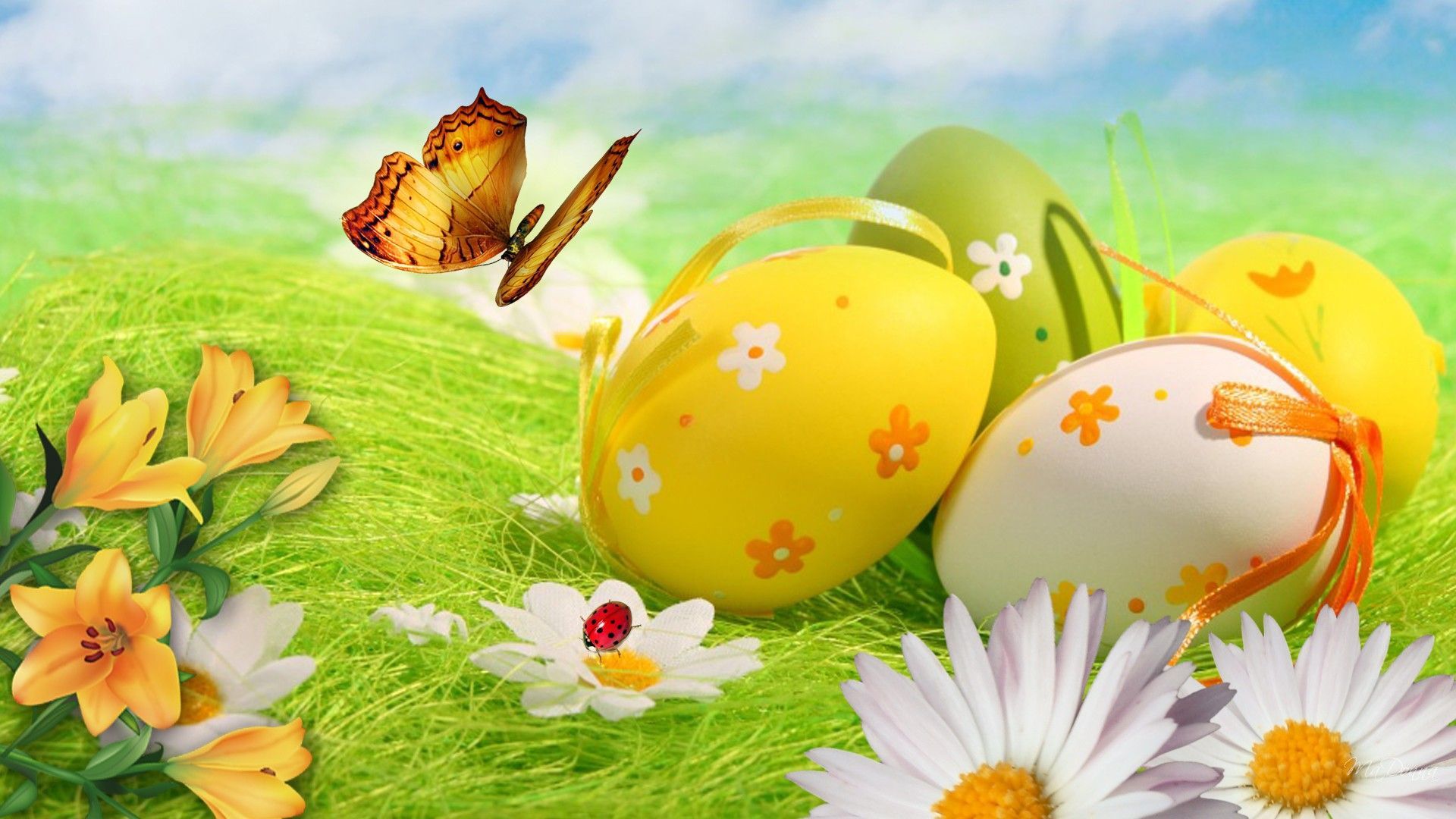 Easter Butterflies Wallpapers - Wallpaper Cave