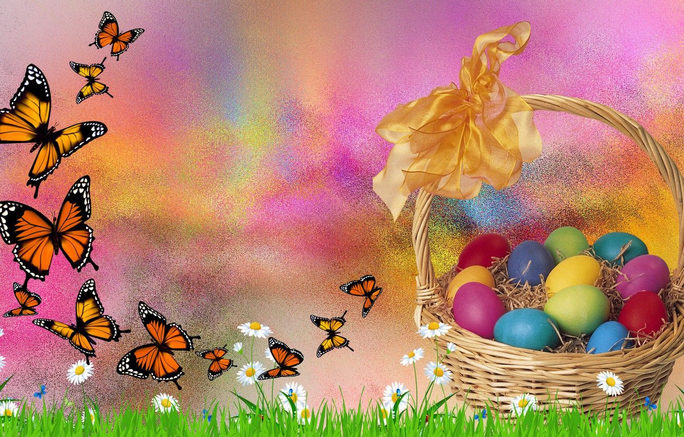 Easter Butterflies Wallpapers