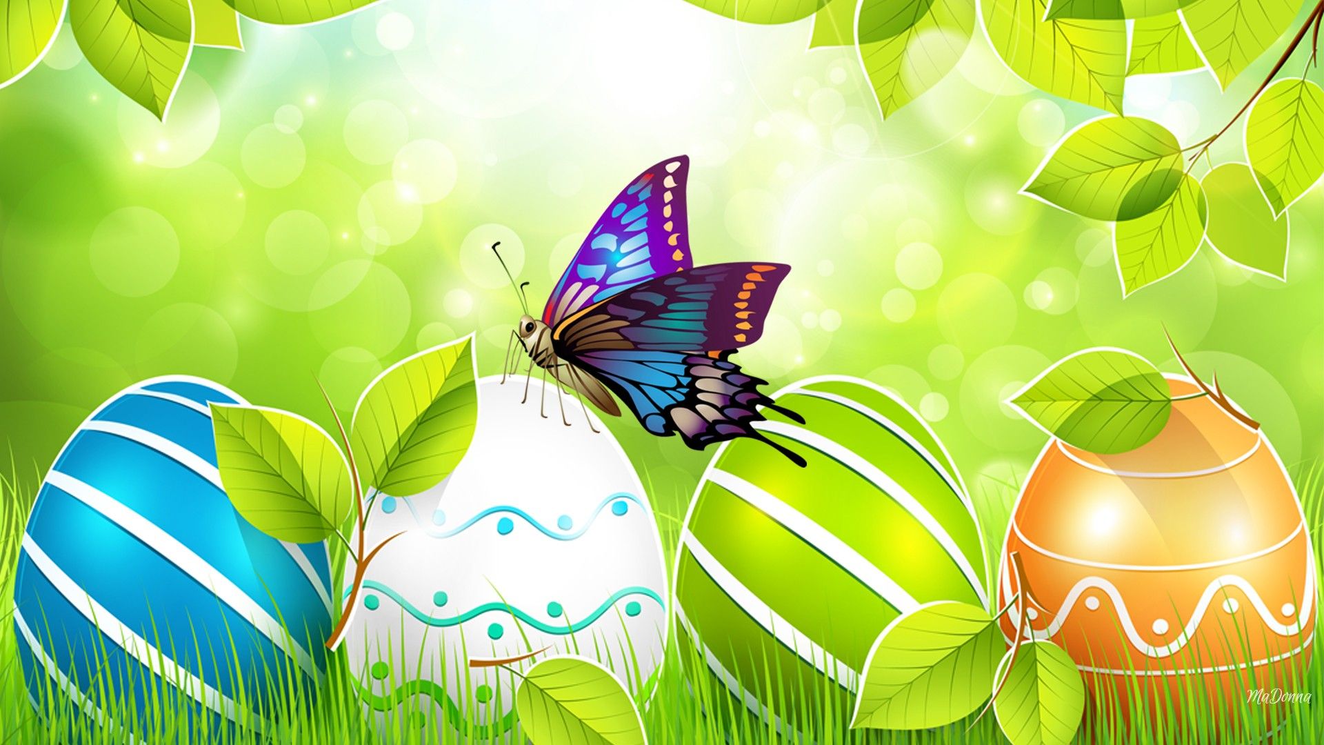 Easter Butterflies Wallpapers