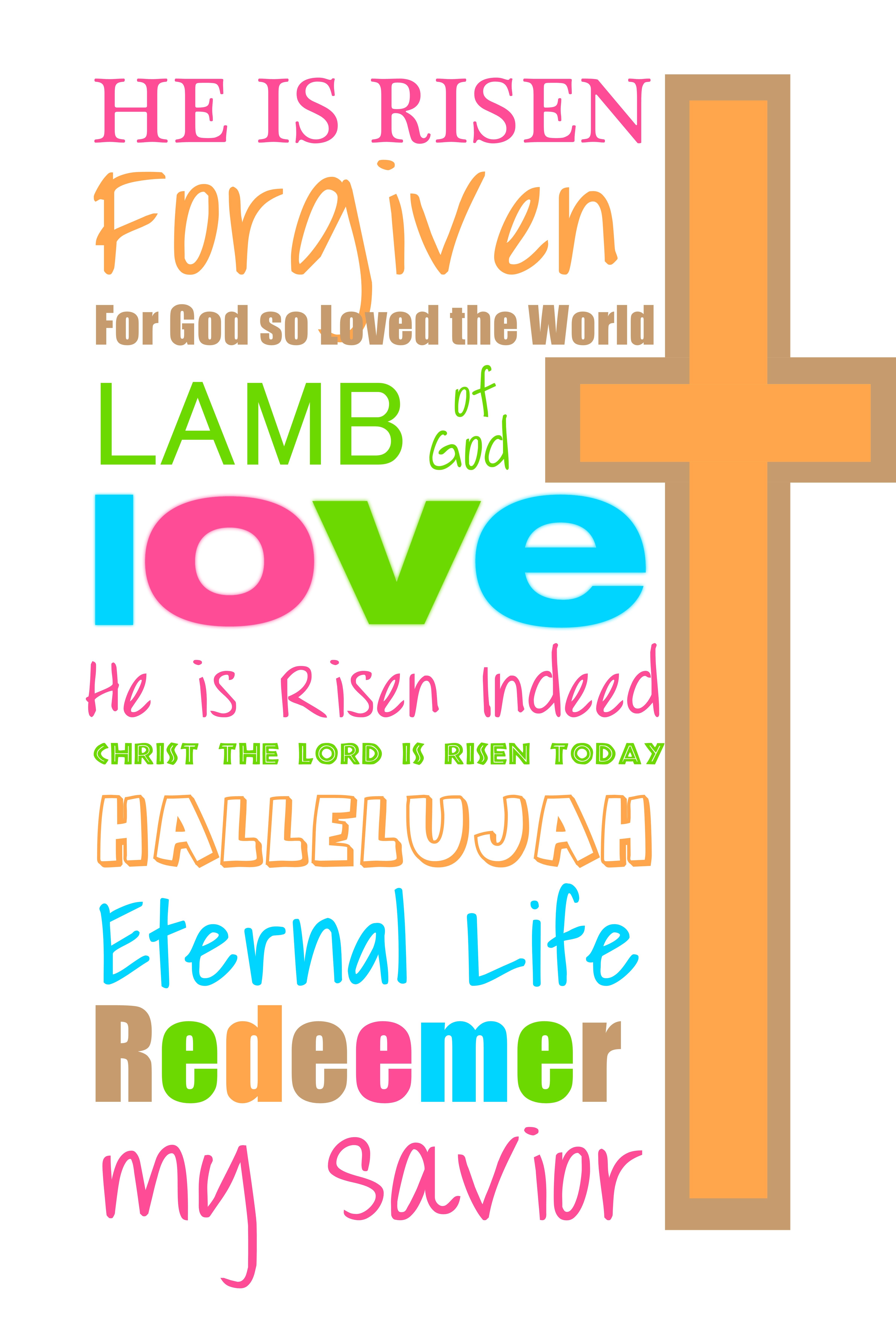 Easter Religious Image Clipart