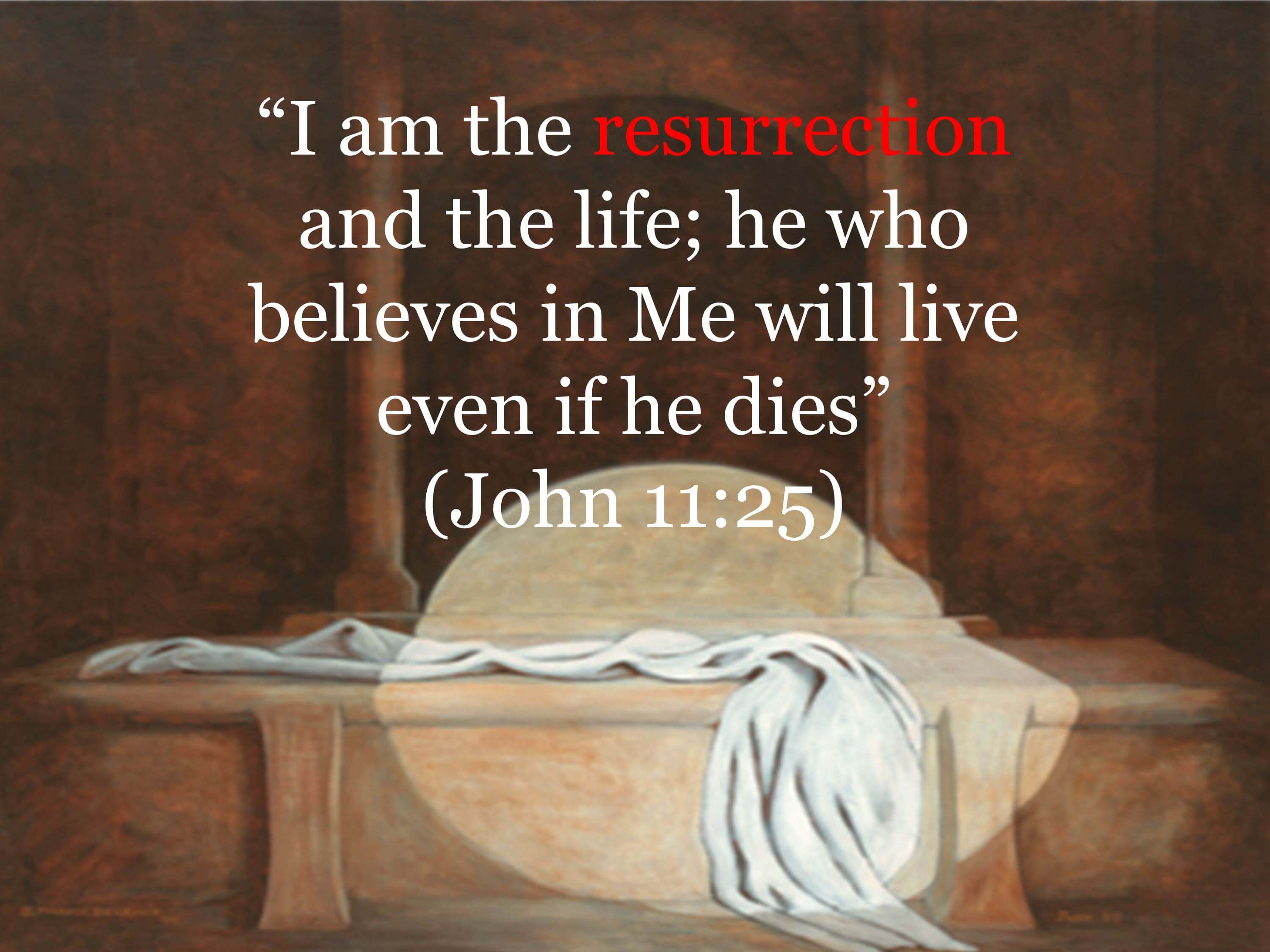 Easter Iam The Resurrection And The Life Jesus Wallpaper