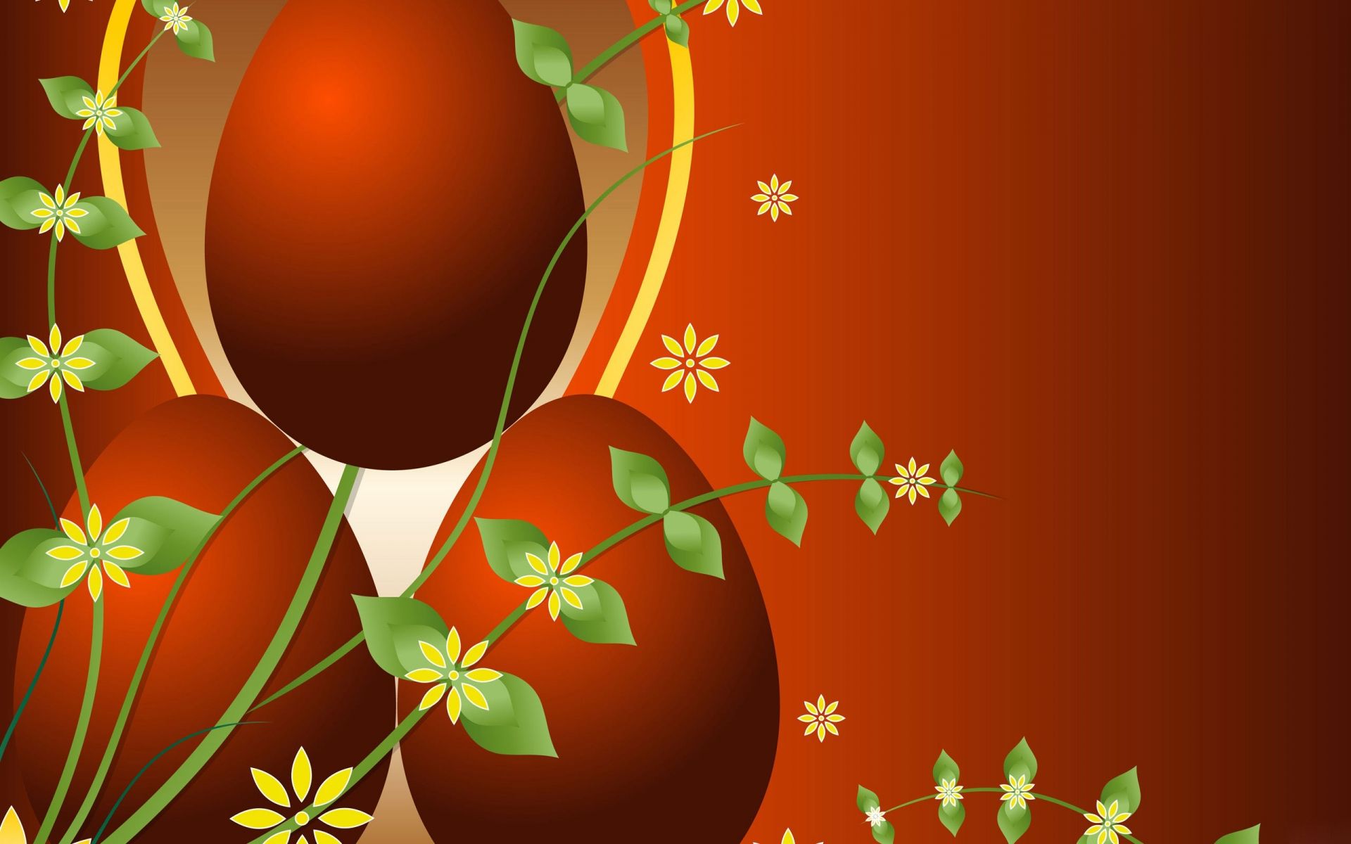 Easter Day, red wallpaper. Easter Day, red