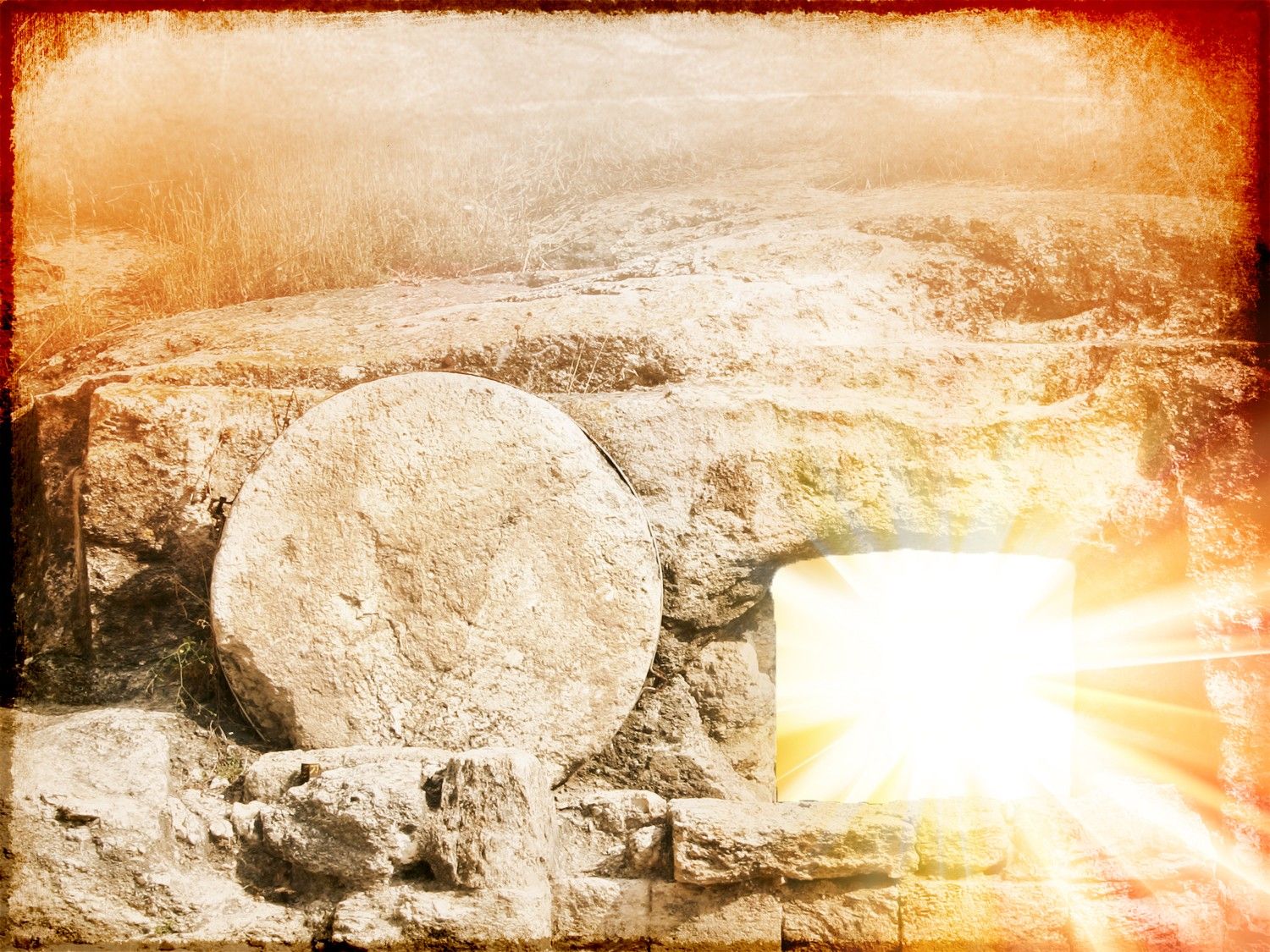 Happy Easter Wishes Resurrection Jesus Alive Risen From Dead Empty
