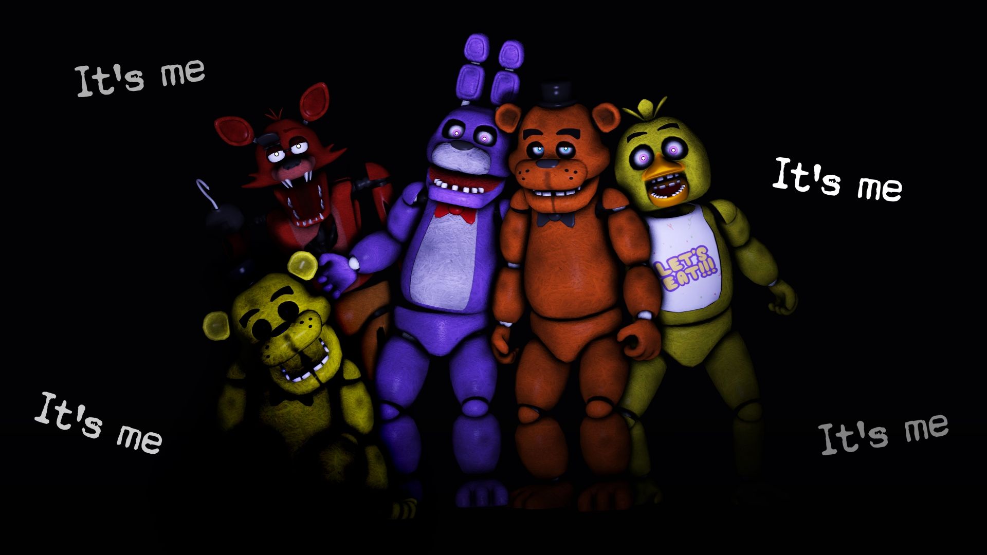 Free download SFM] FNAF Animatronics by LoneWolfHBS [3840x2160