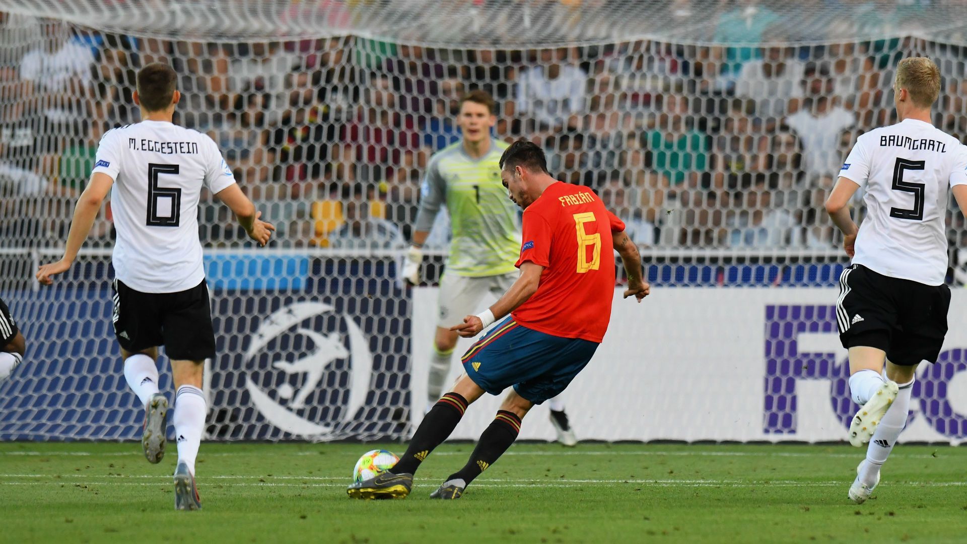 Spain 2 Germany 1: Fabian and Olmo seal fifth title