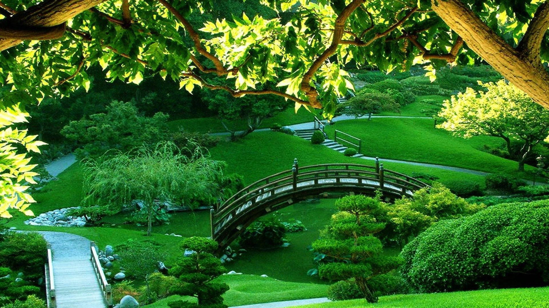 Green Park Wallpaper 1920 x 1080. Japanese garden, Most beautiful gardens, Garden