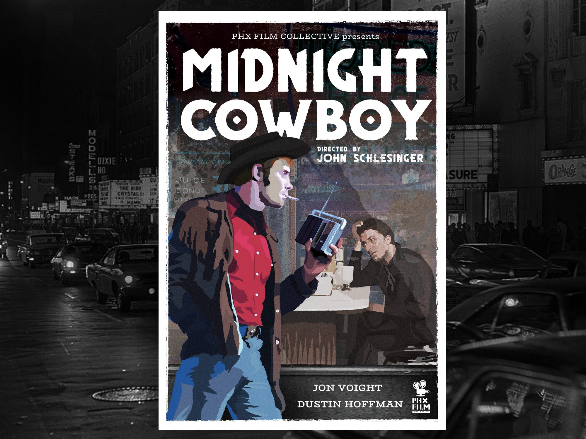 Midnight Cowboy alternative movie poster by Chris Ayers Creative
